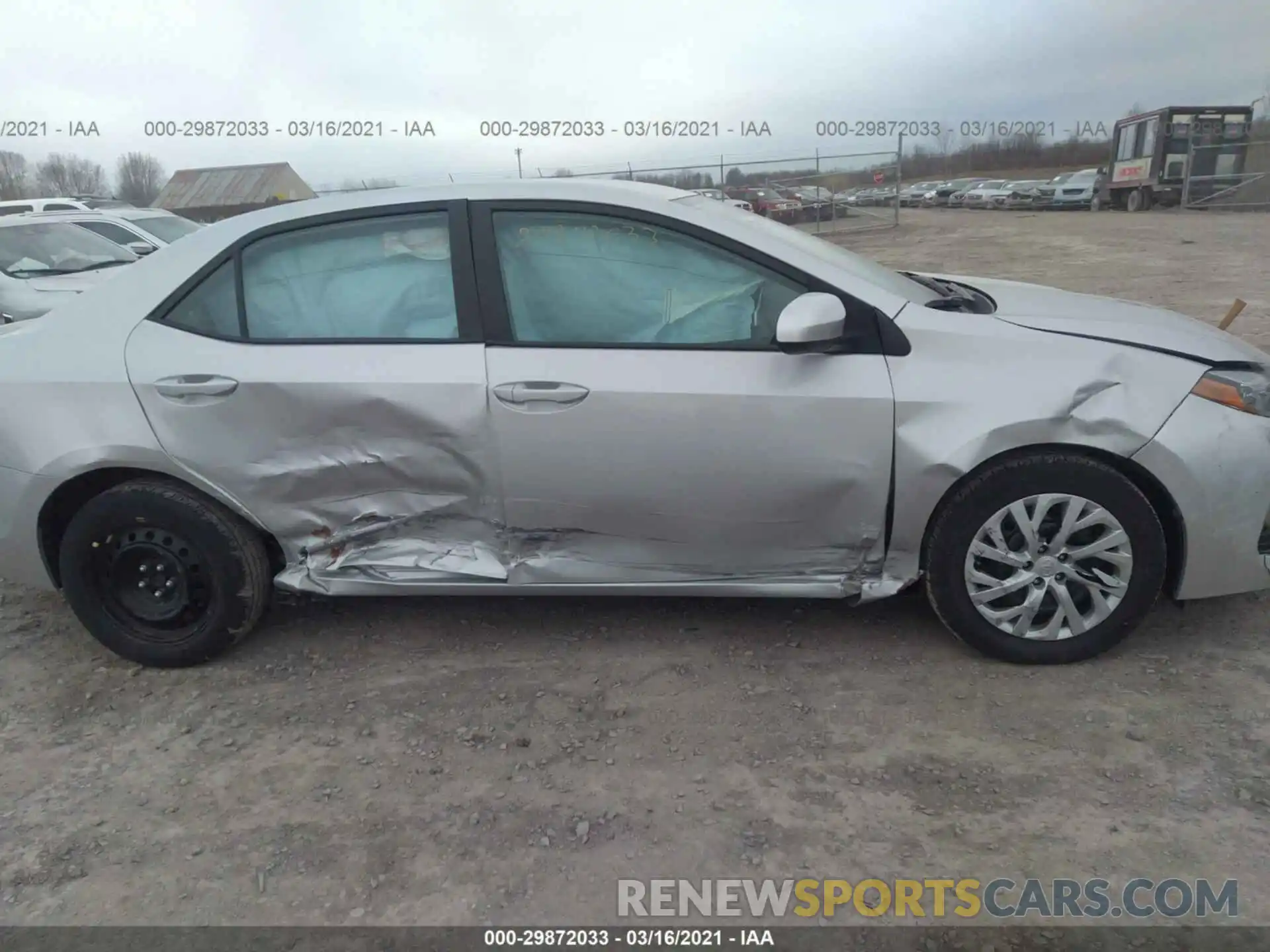 6 Photograph of a damaged car 5YFBURHE1KP940592 TOYOTA COROLLA 2019