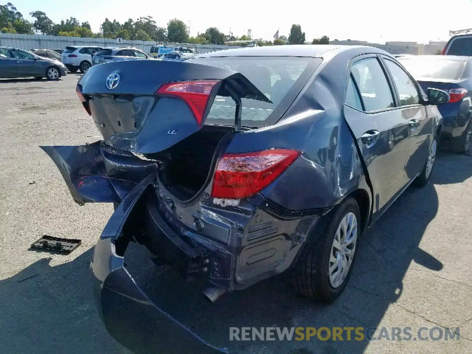 4 Photograph of a damaged car 5YFBURHE1KP940995 TOYOTA COROLLA 2019