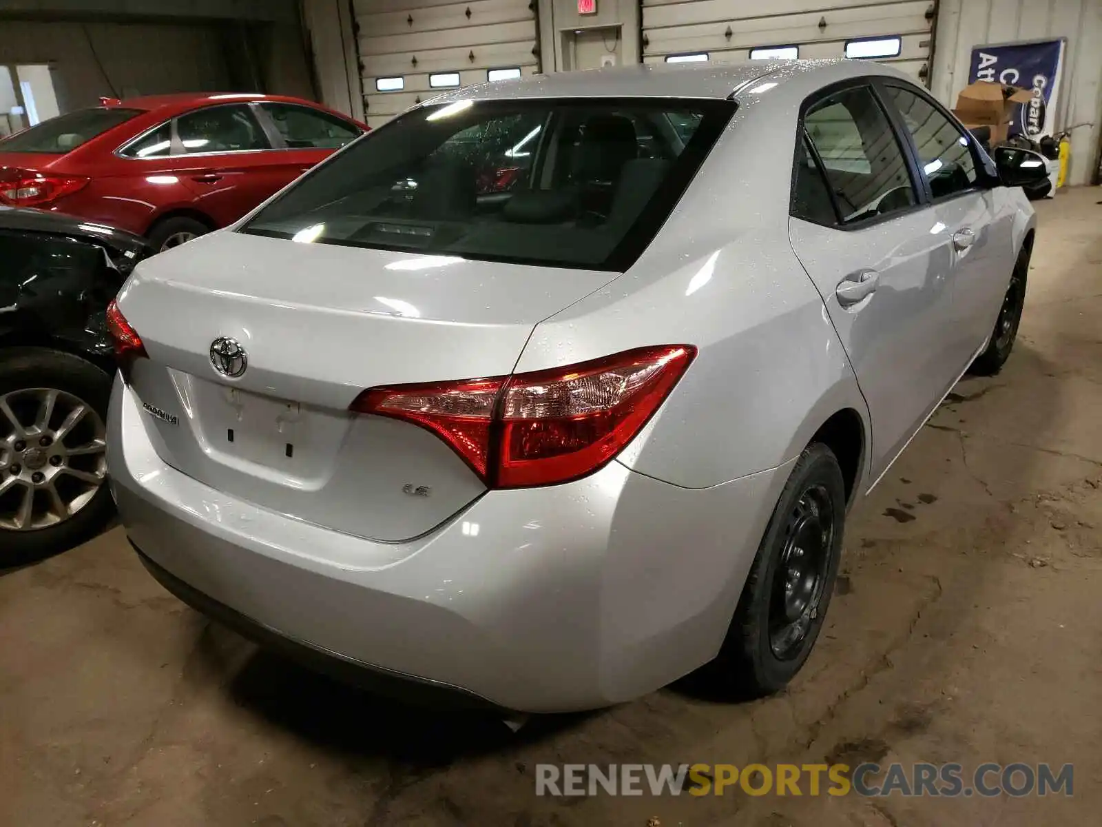 4 Photograph of a damaged car 5YFBURHE1KP941242 TOYOTA COROLLA 2019