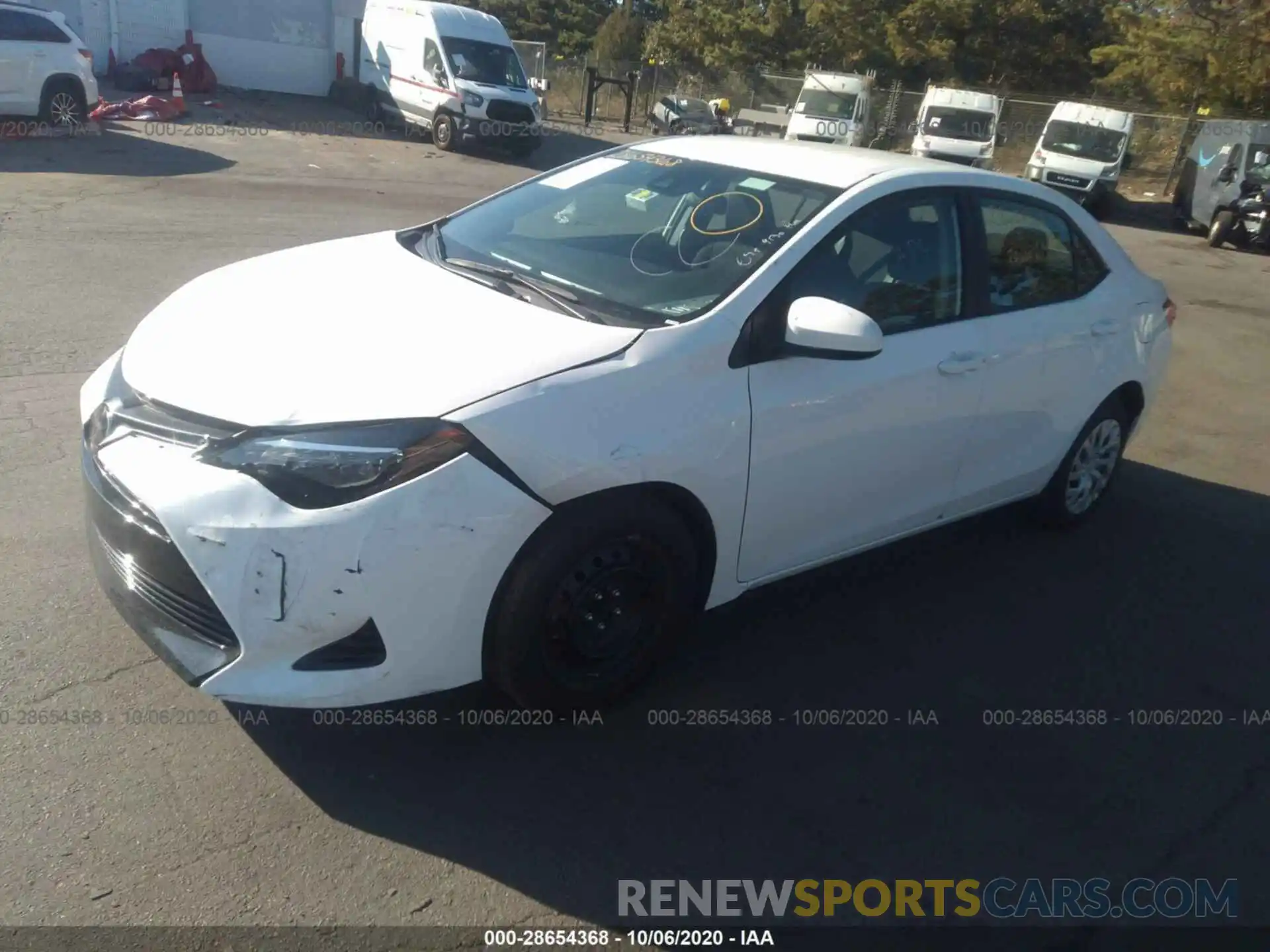 2 Photograph of a damaged car 5YFBURHE1KP941337 TOYOTA COROLLA 2019