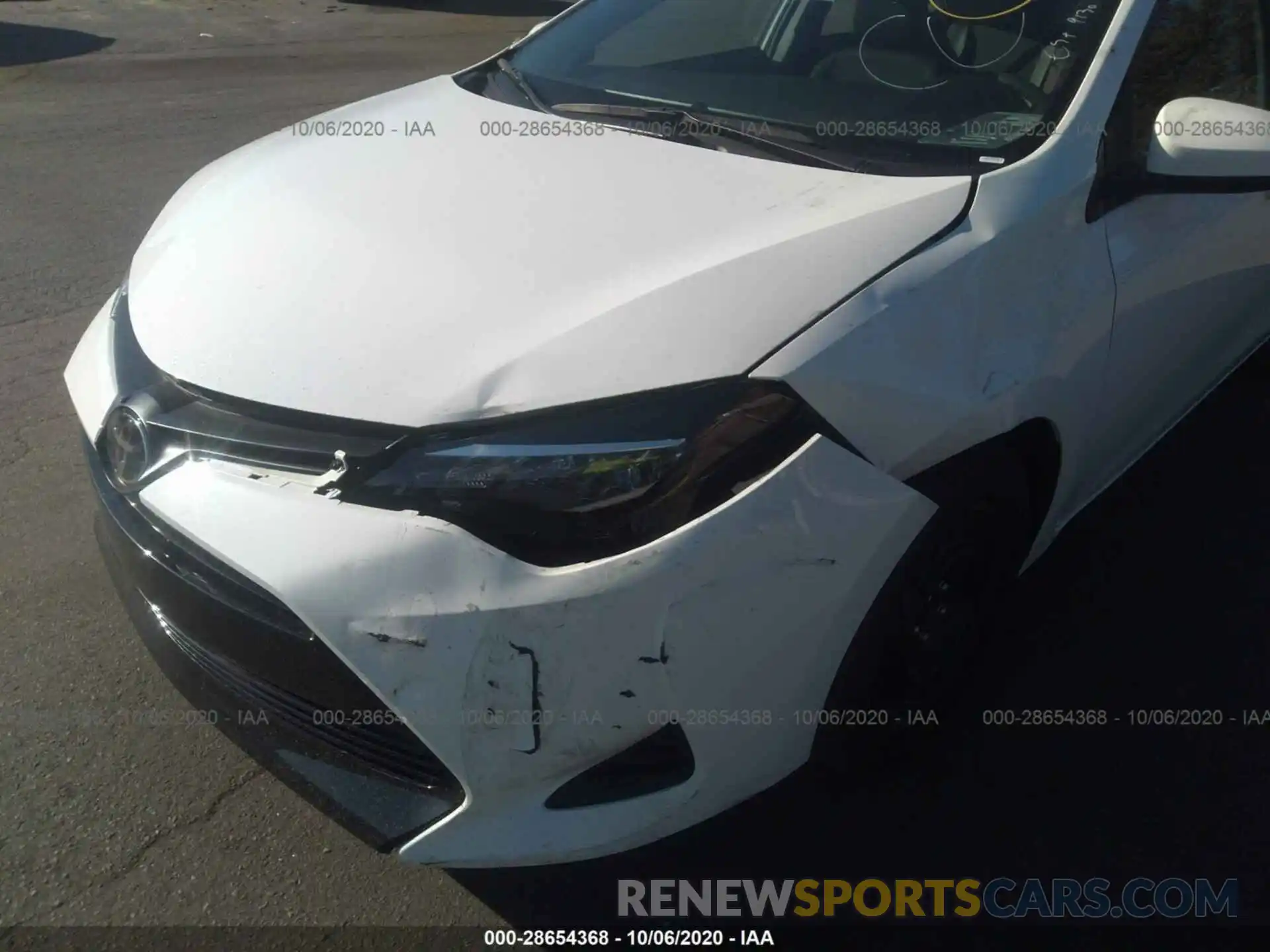 6 Photograph of a damaged car 5YFBURHE1KP941337 TOYOTA COROLLA 2019