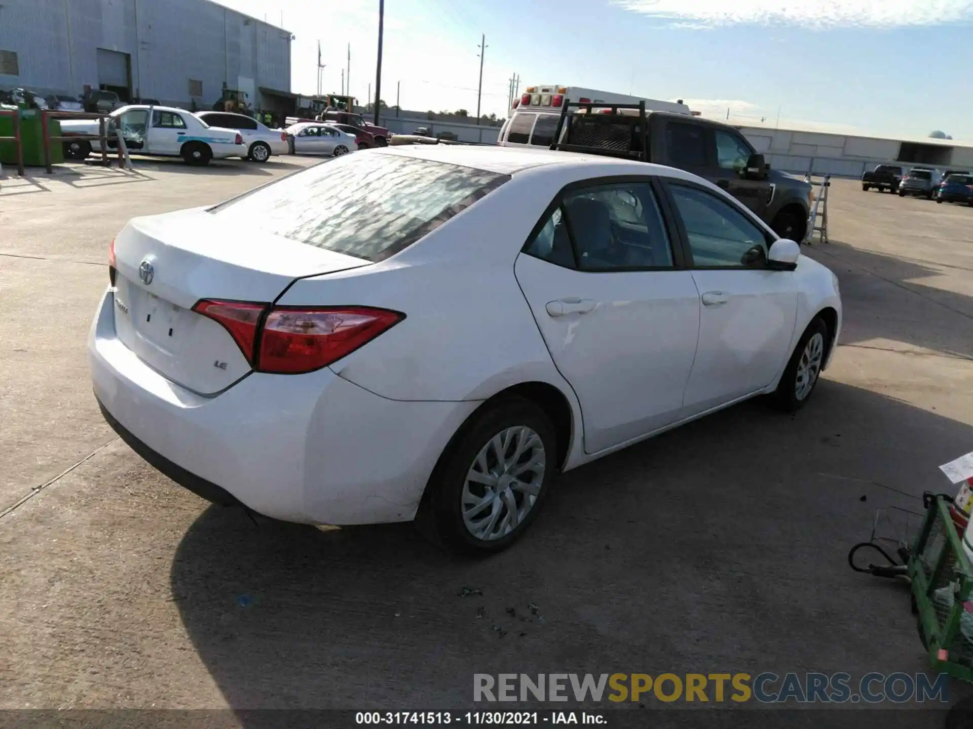 4 Photograph of a damaged car 5YFBURHE1KP941497 TOYOTA COROLLA 2019