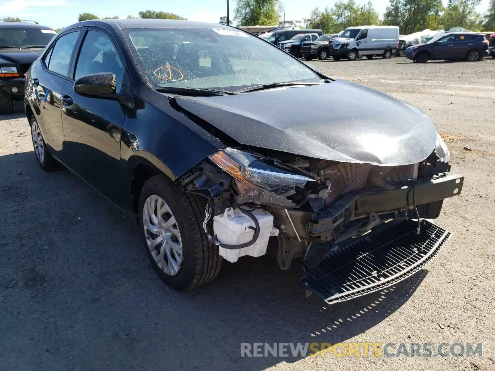 1 Photograph of a damaged car 5YFBURHE1KP941614 TOYOTA COROLLA 2019