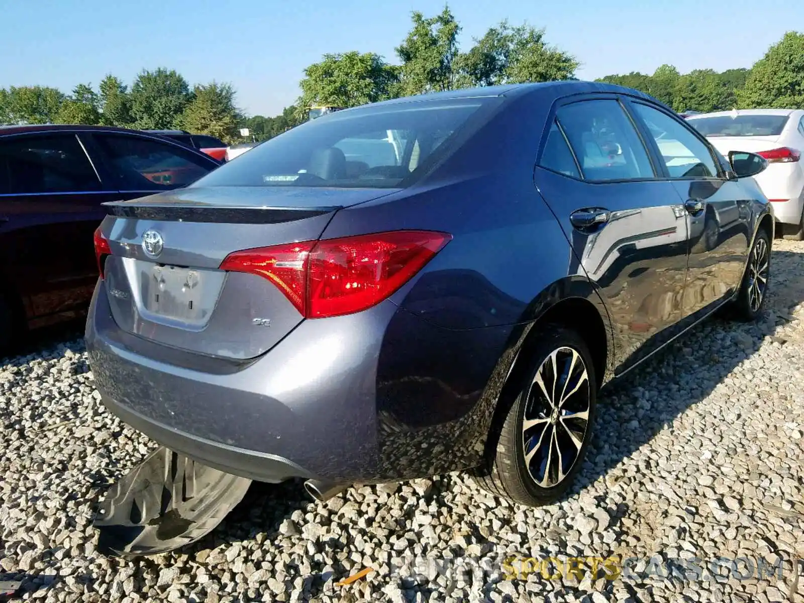 4 Photograph of a damaged car 5YFBURHE1KP941659 TOYOTA COROLLA 2019