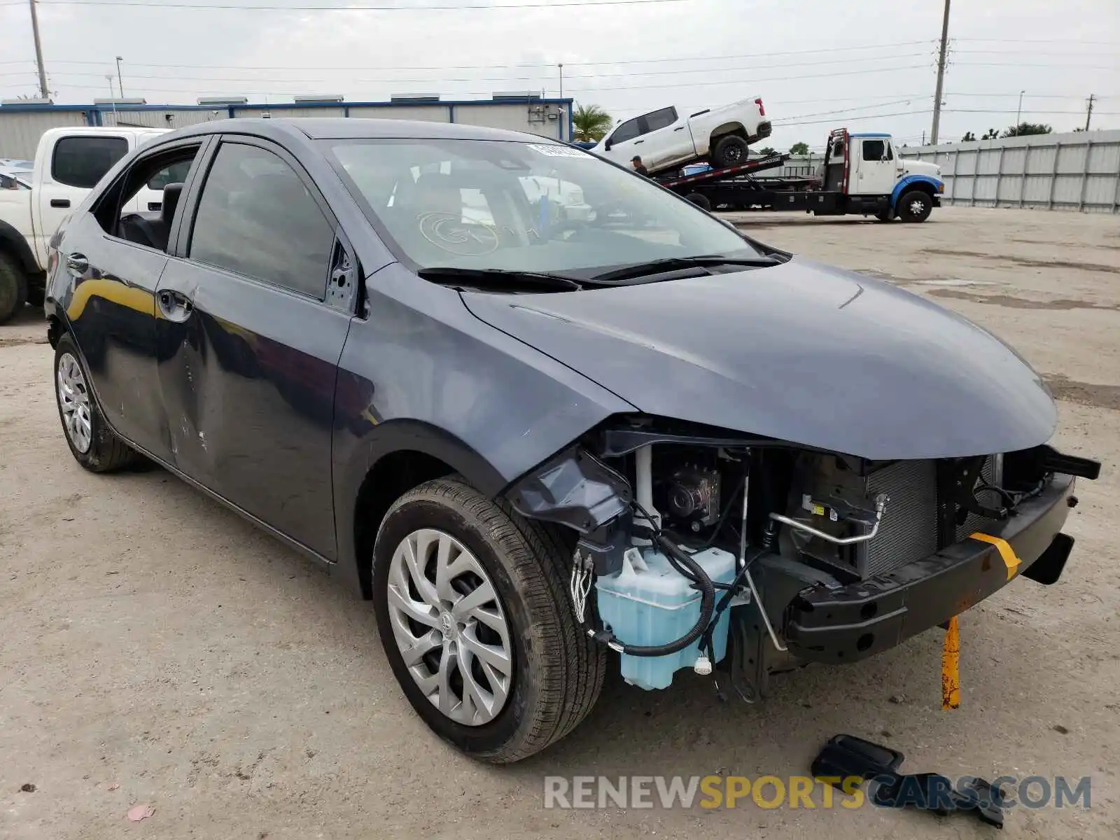 1 Photograph of a damaged car 5YFBURHE1KP942018 TOYOTA COROLLA 2019