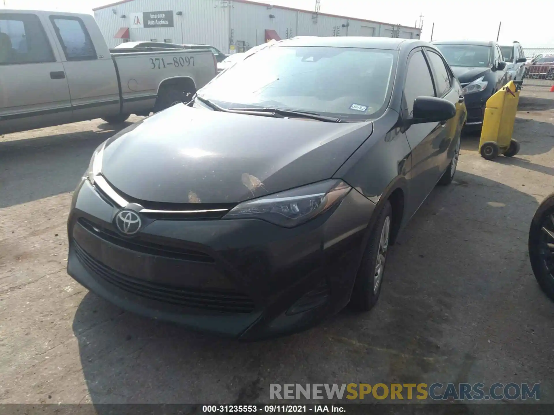 2 Photograph of a damaged car 5YFBURHE1KP942178 TOYOTA COROLLA 2019