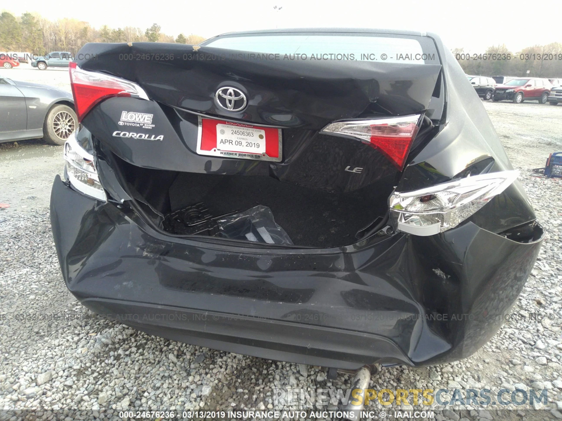 6 Photograph of a damaged car 5YFBURHE1KP942536 TOYOTA COROLLA 2019