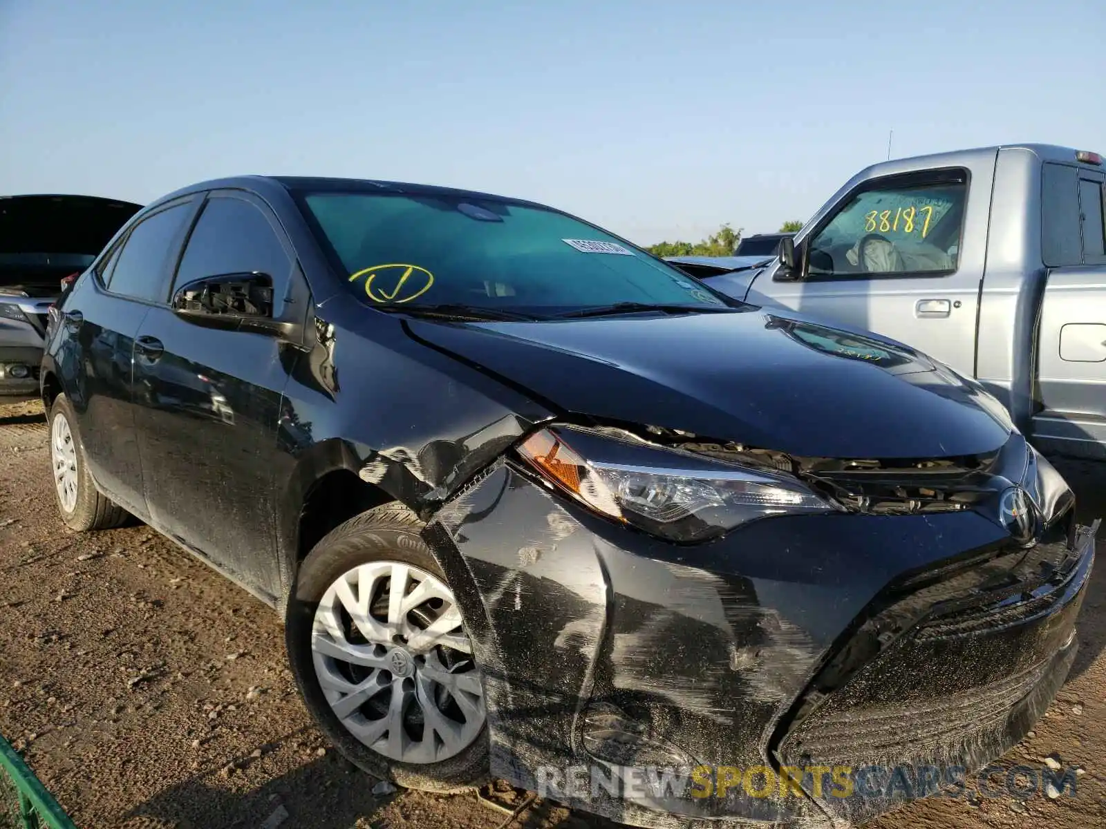 1 Photograph of a damaged car 5YFBURHE1KP942701 TOYOTA COROLLA 2019