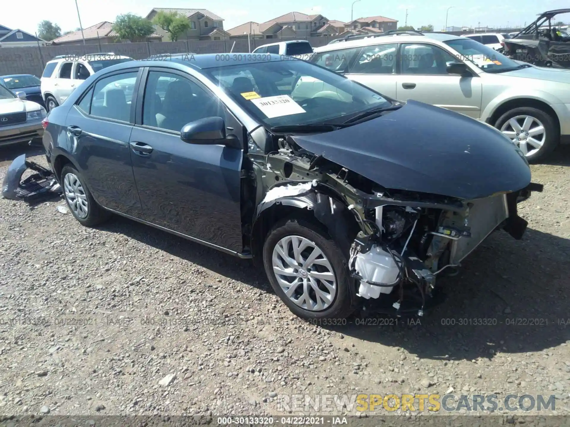 1 Photograph of a damaged car 5YFBURHE1KP942777 TOYOTA COROLLA 2019