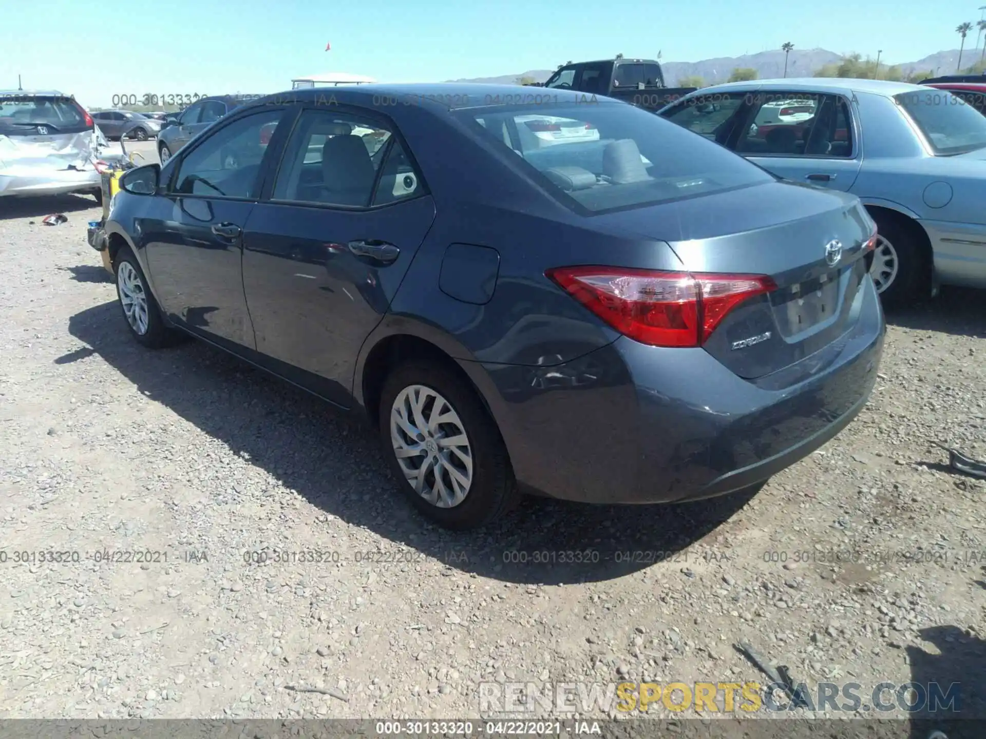 3 Photograph of a damaged car 5YFBURHE1KP942777 TOYOTA COROLLA 2019