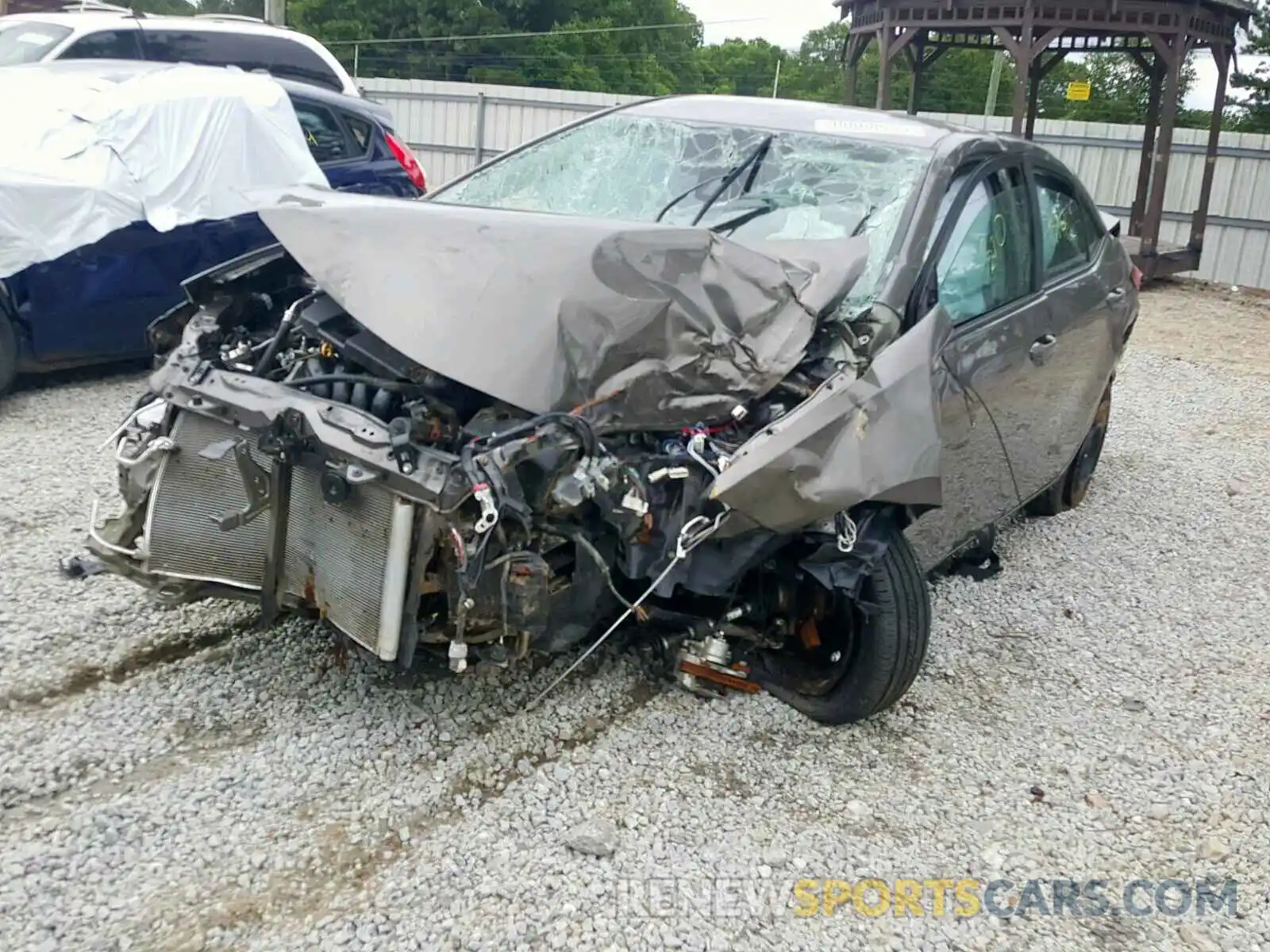 2 Photograph of a damaged car 5YFBURHE1KP942830 TOYOTA COROLLA 2019