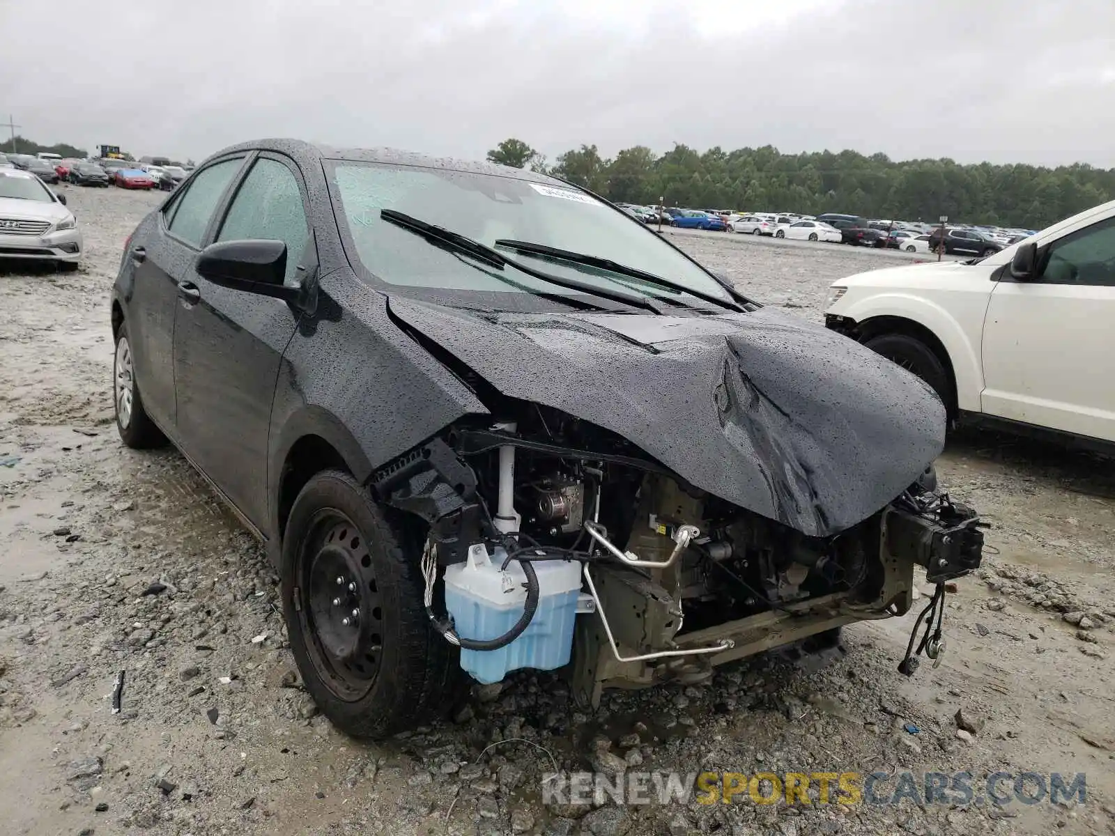 1 Photograph of a damaged car 5YFBURHE1KP942942 TOYOTA COROLLA 2019