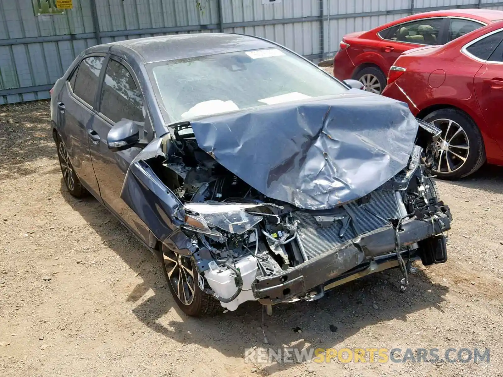 1 Photograph of a damaged car 5YFBURHE1KP943007 TOYOTA COROLLA 2019