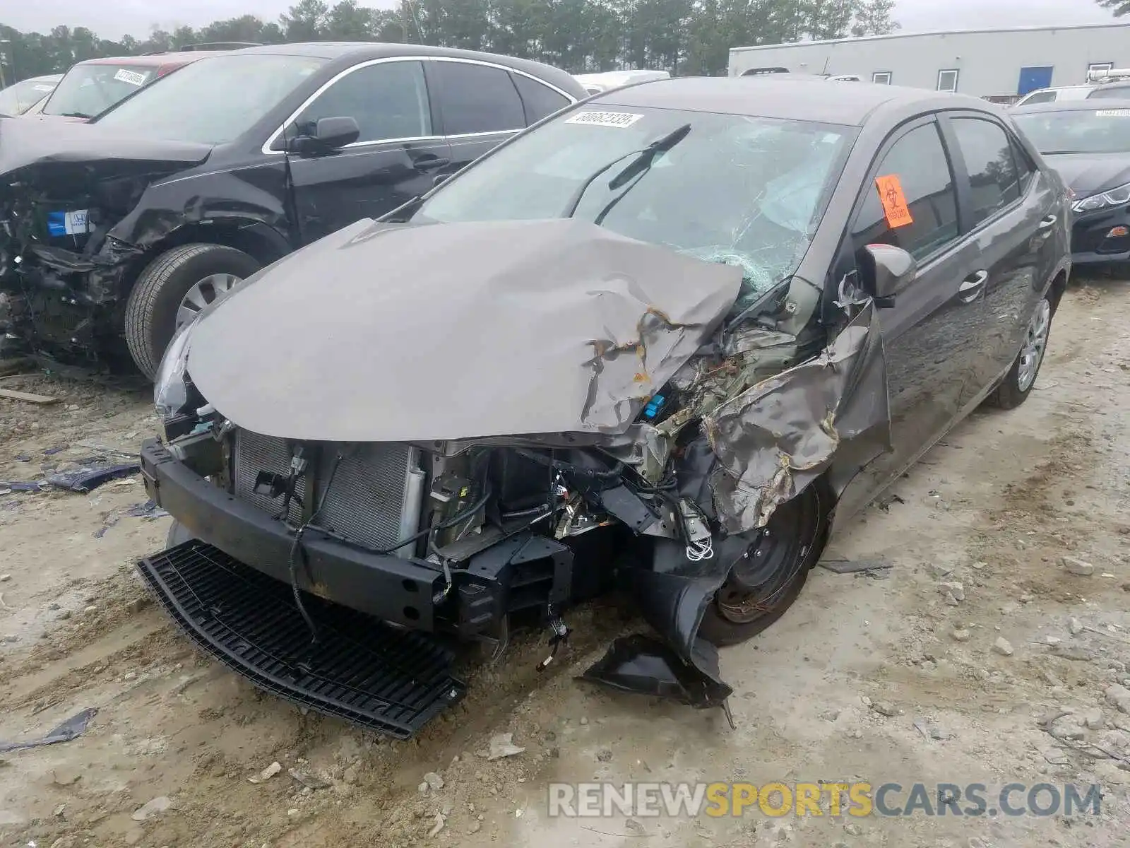 2 Photograph of a damaged car 5YFBURHE1KP943170 TOYOTA COROLLA 2019
