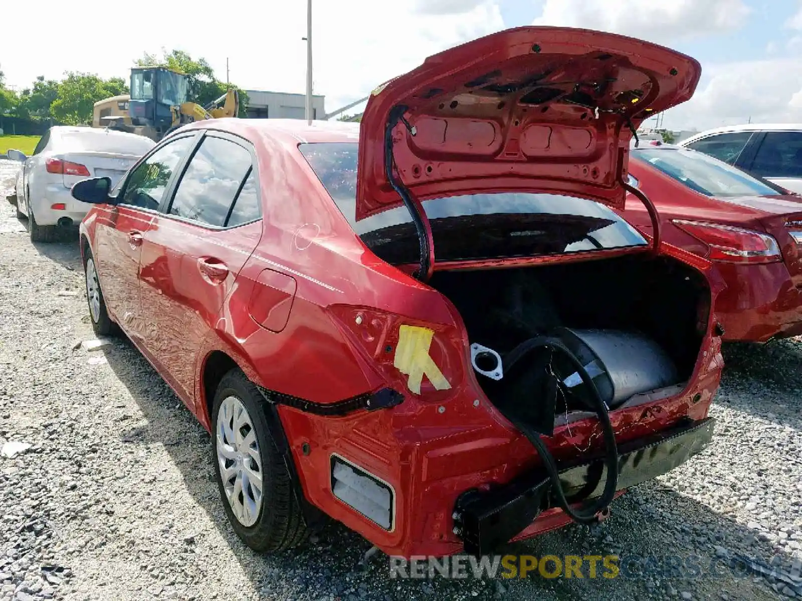 3 Photograph of a damaged car 5YFBURHE1KP943590 TOYOTA COROLLA 2019