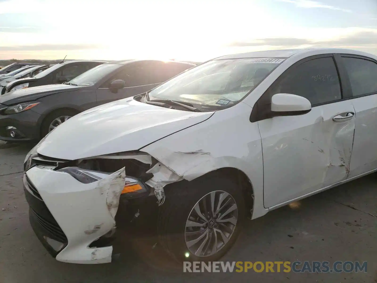 9 Photograph of a damaged car 5YFBURHE1KP943668 TOYOTA COROLLA 2019