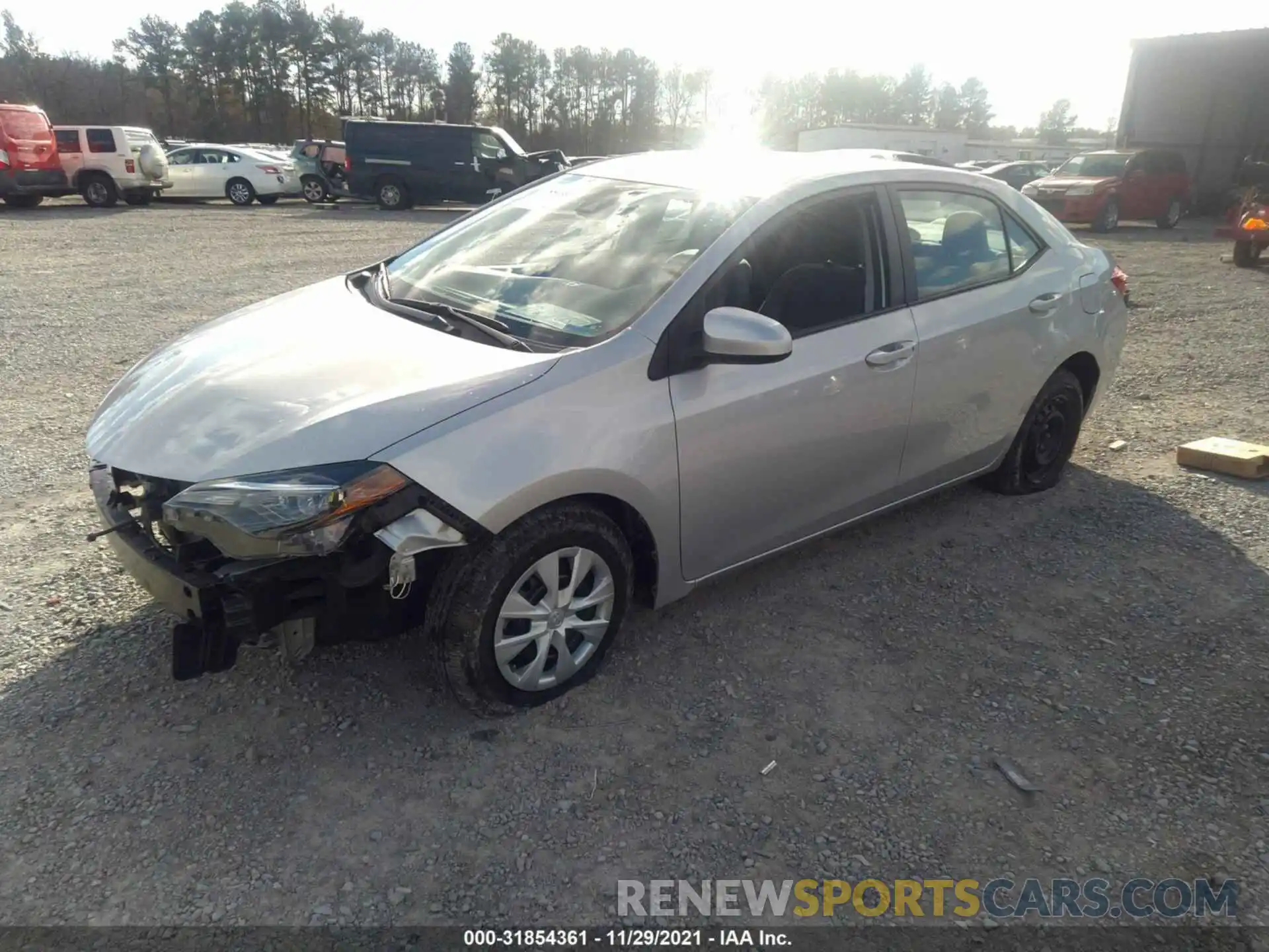 2 Photograph of a damaged car 5YFBURHE1KP943945 TOYOTA COROLLA 2019