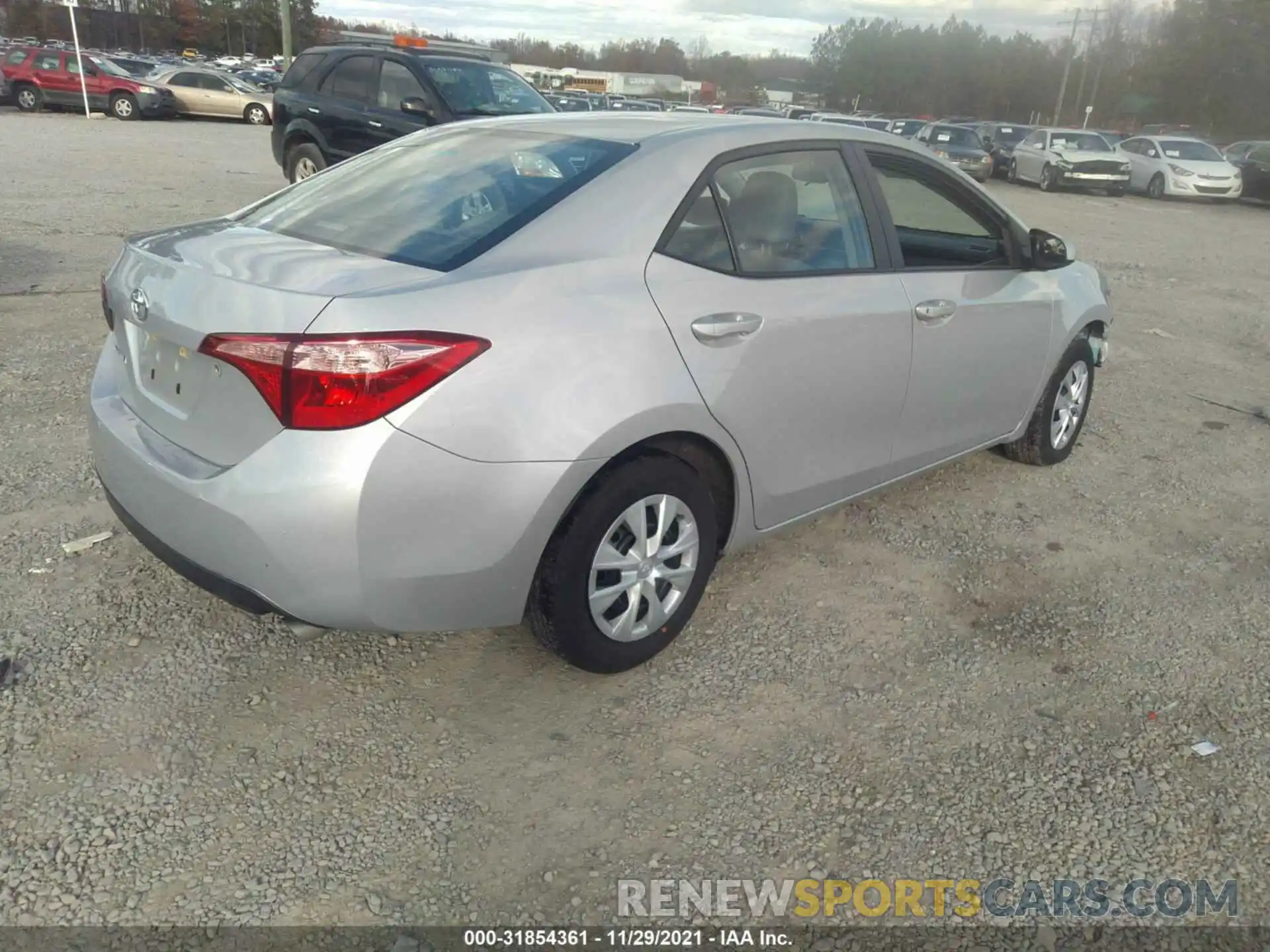 4 Photograph of a damaged car 5YFBURHE1KP943945 TOYOTA COROLLA 2019