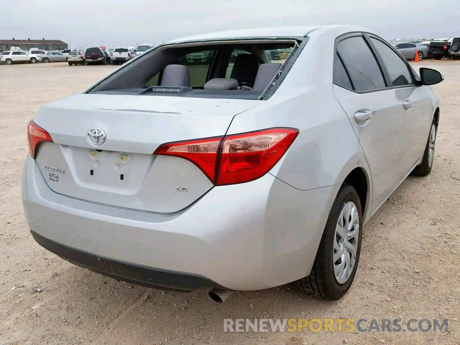 4 Photograph of a damaged car 5YFBURHE1KP944240 TOYOTA COROLLA 2019