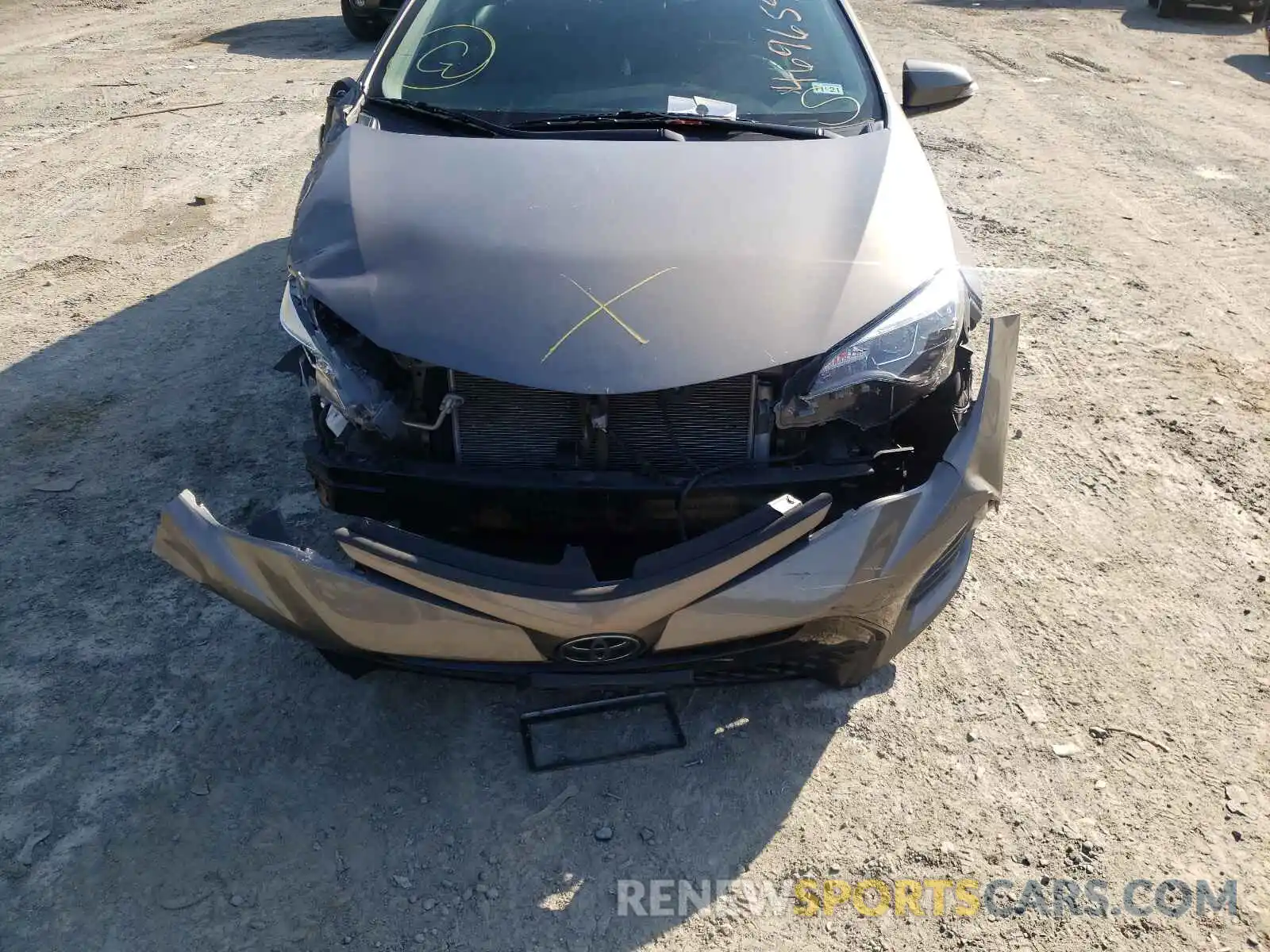 9 Photograph of a damaged car 5YFBURHE1KP944285 TOYOTA COROLLA 2019