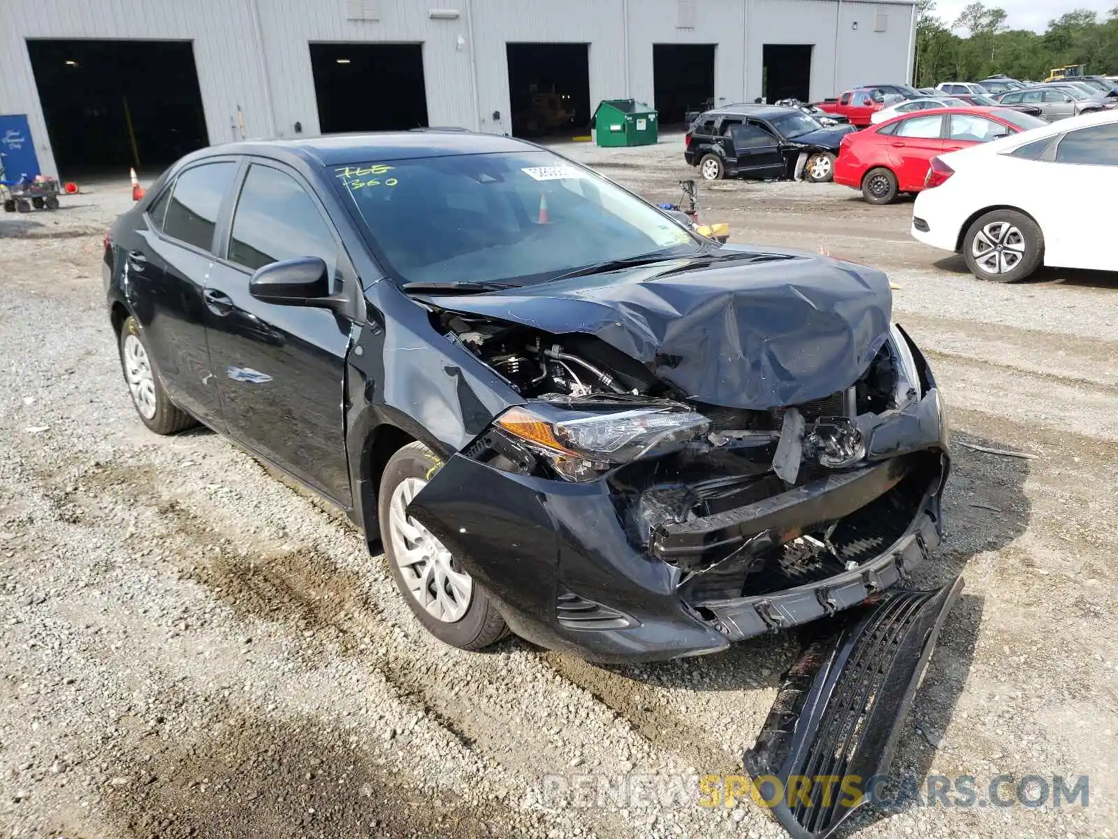 1 Photograph of a damaged car 5YFBURHE1KP944304 TOYOTA COROLLA 2019