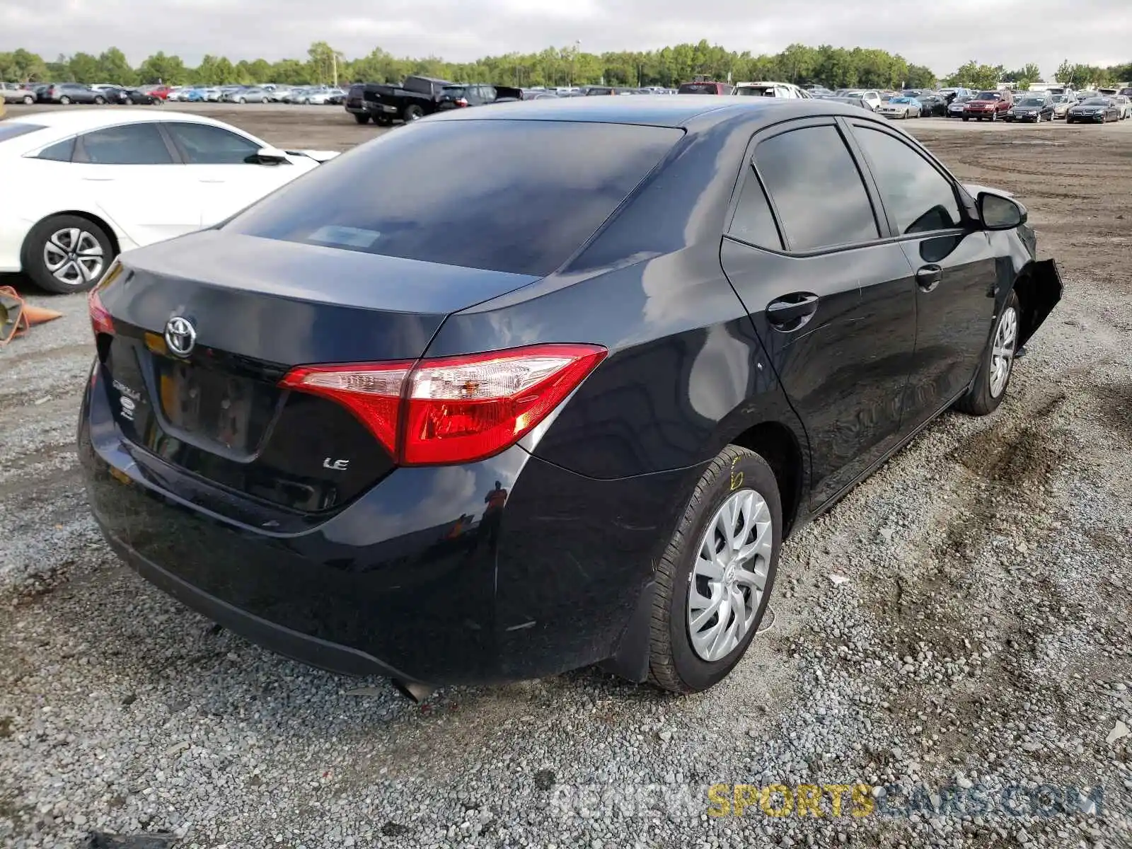 4 Photograph of a damaged car 5YFBURHE1KP944304 TOYOTA COROLLA 2019