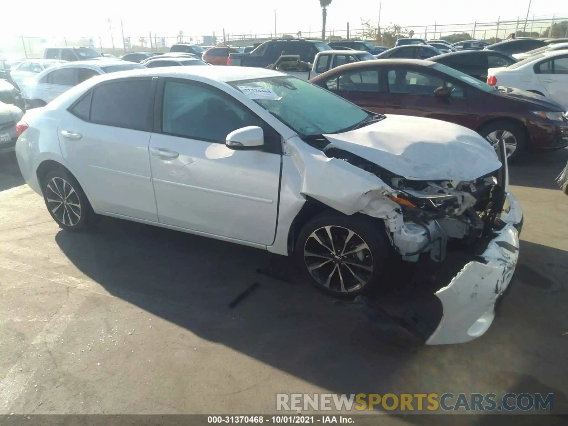 1 Photograph of a damaged car 5YFBURHE1KP944433 TOYOTA COROLLA 2019