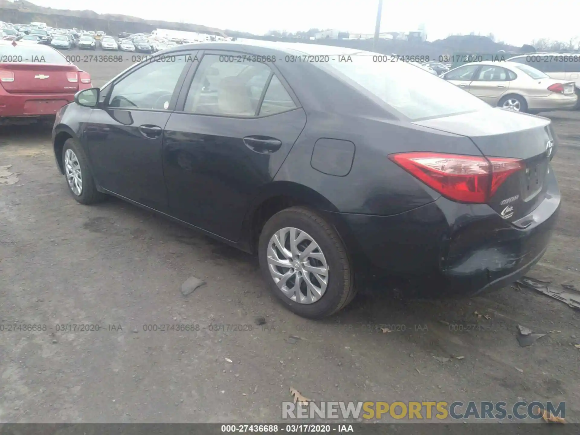 3 Photograph of a damaged car 5YFBURHE1KP944741 TOYOTA COROLLA 2019