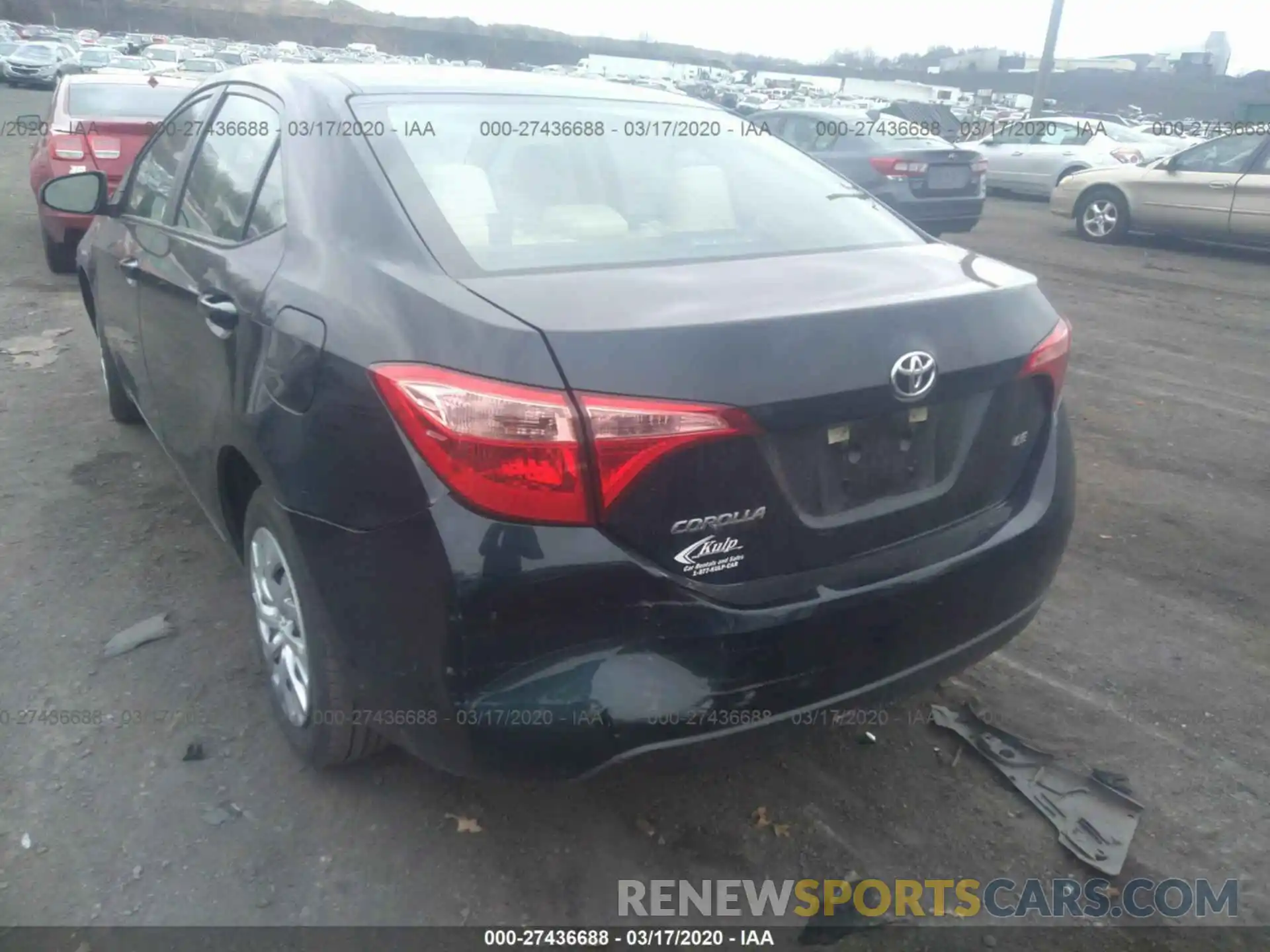 6 Photograph of a damaged car 5YFBURHE1KP944741 TOYOTA COROLLA 2019