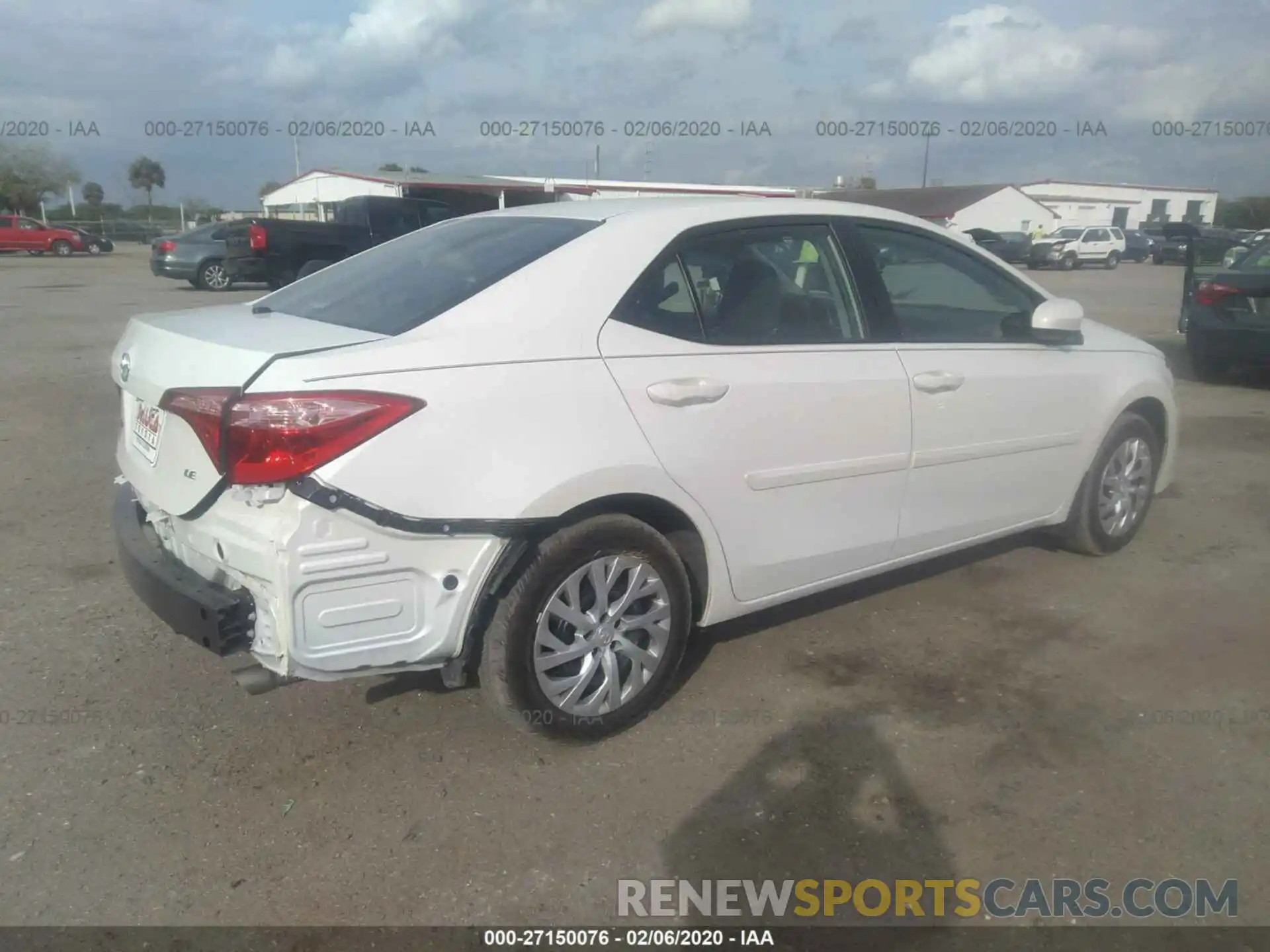 4 Photograph of a damaged car 5YFBURHE1KP945081 TOYOTA COROLLA 2019