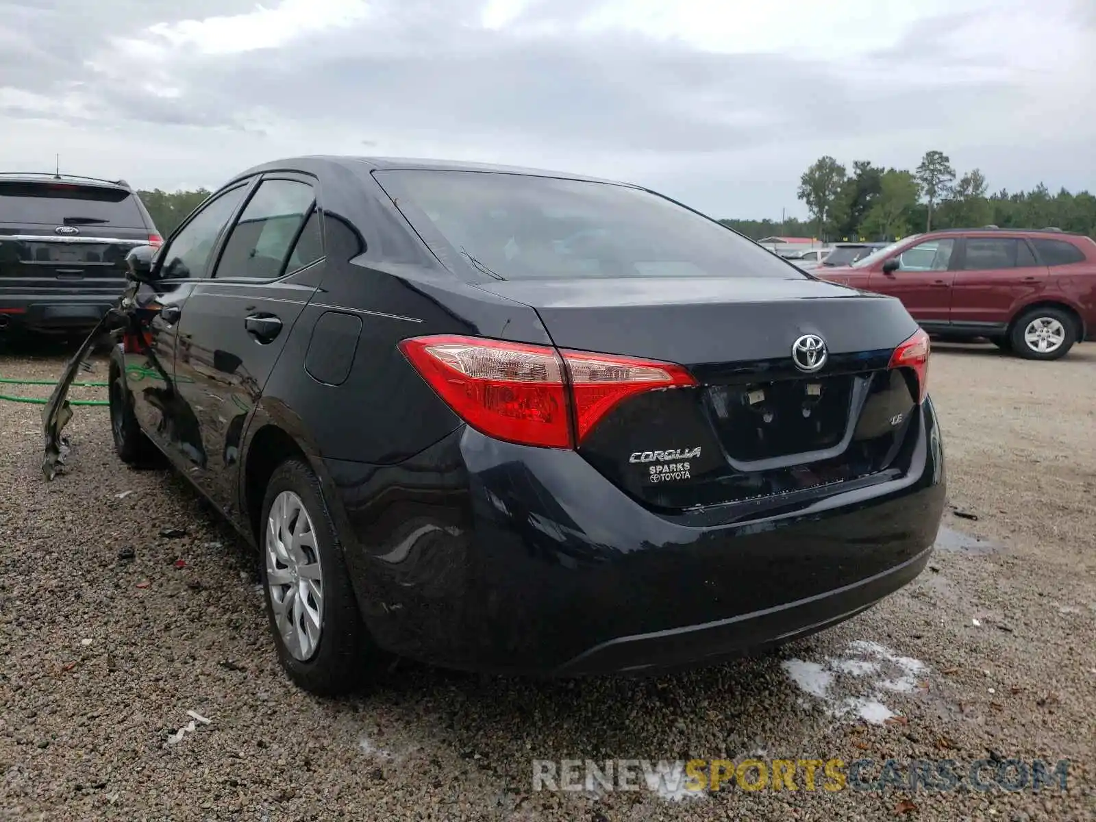 3 Photograph of a damaged car 5YFBURHE1KP945095 TOYOTA COROLLA 2019