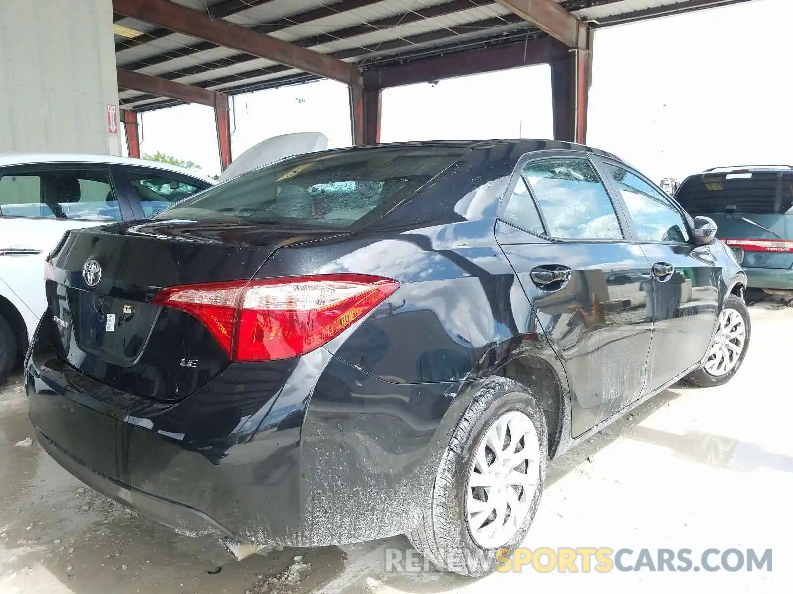 4 Photograph of a damaged car 5YFBURHE1KP945663 TOYOTA COROLLA 2019