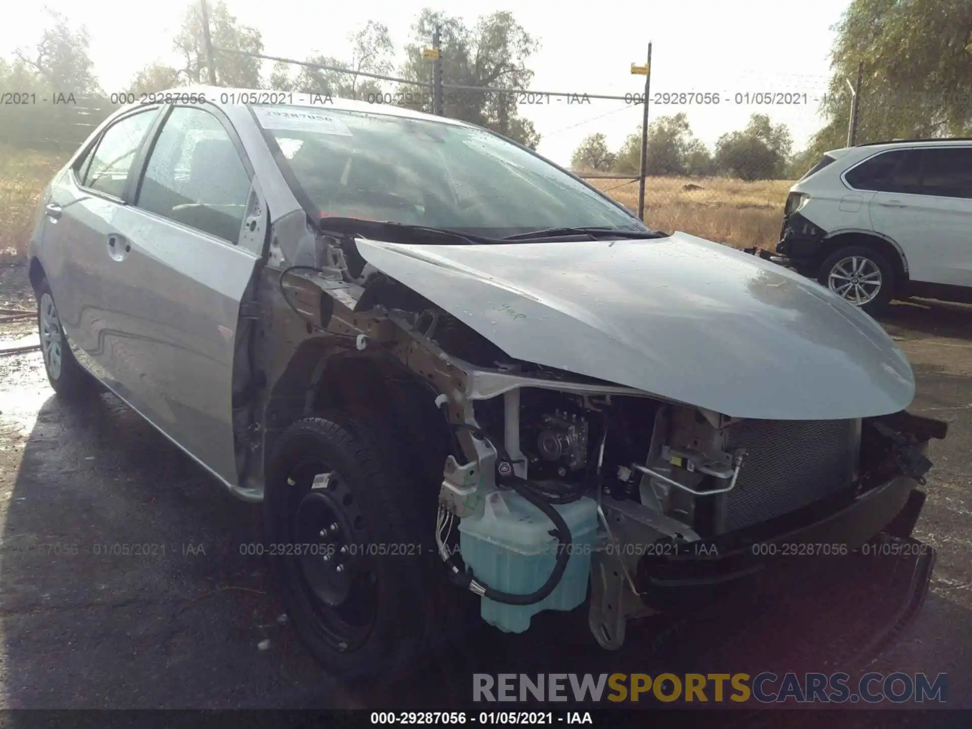 1 Photograph of a damaged car 5YFBURHE1KP945971 TOYOTA COROLLA 2019