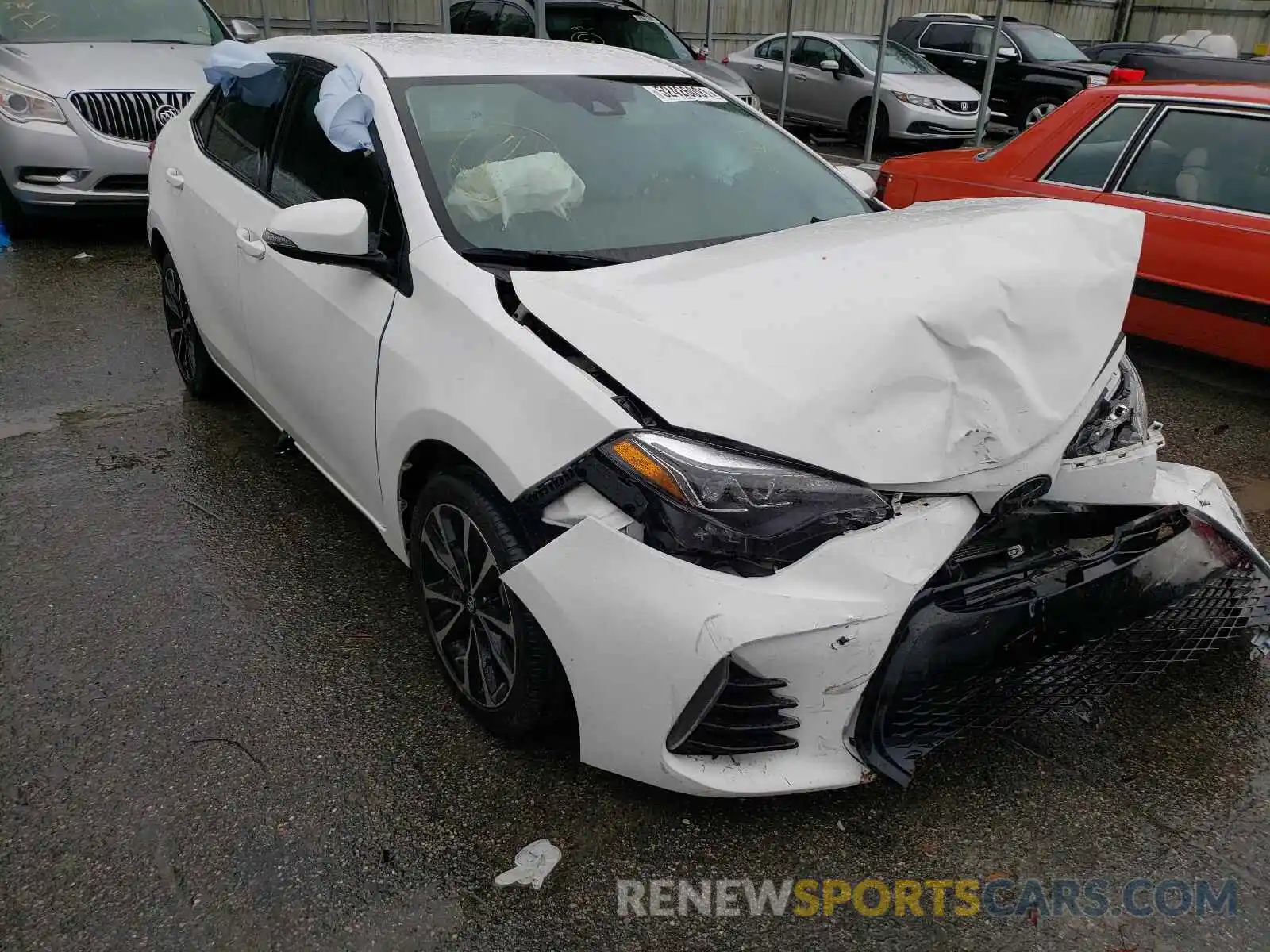 1 Photograph of a damaged car 5YFBURHE1KP946022 TOYOTA COROLLA 2019