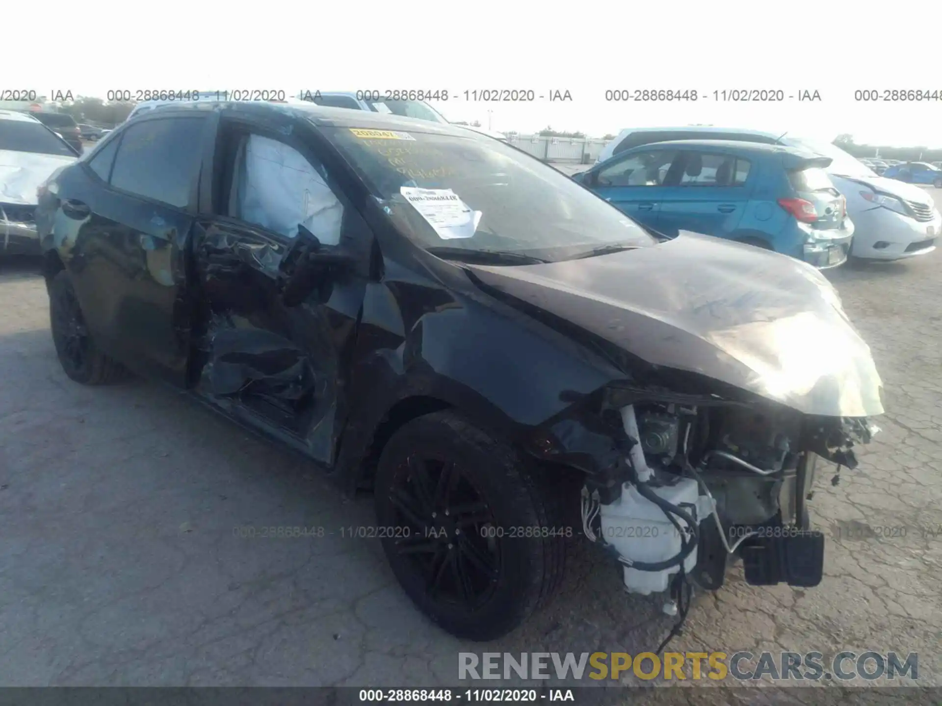 1 Photograph of a damaged car 5YFBURHE1KP946084 TOYOTA COROLLA 2019