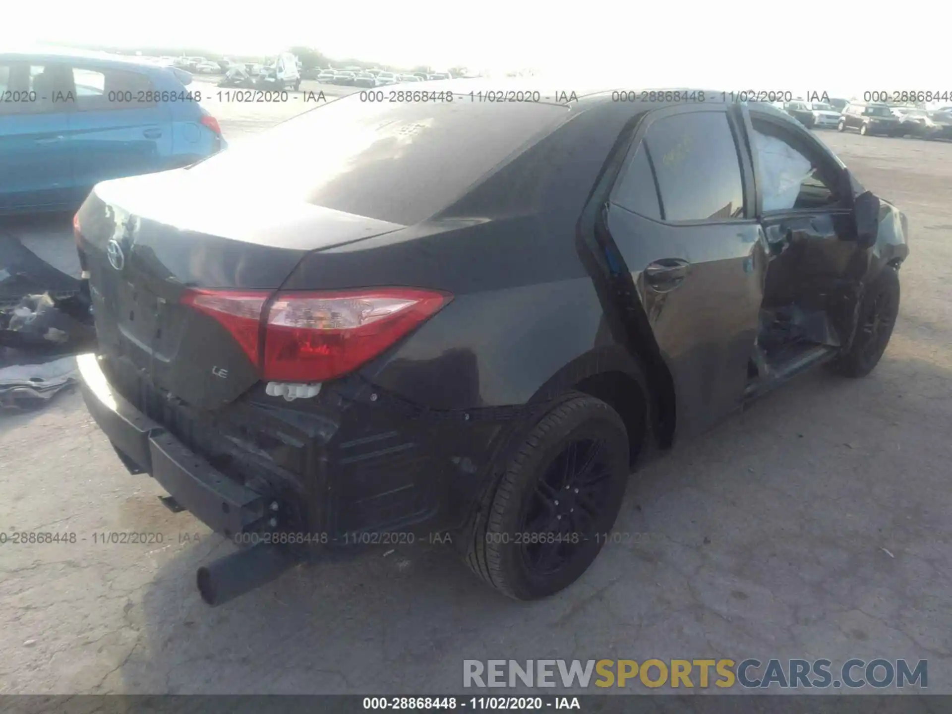 4 Photograph of a damaged car 5YFBURHE1KP946084 TOYOTA COROLLA 2019