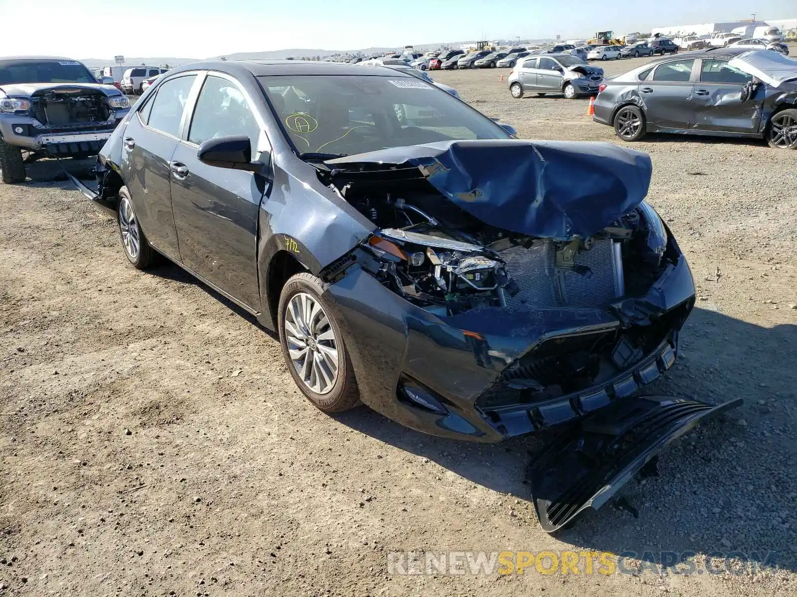 1 Photograph of a damaged car 5YFBURHE1KP946568 TOYOTA COROLLA 2019