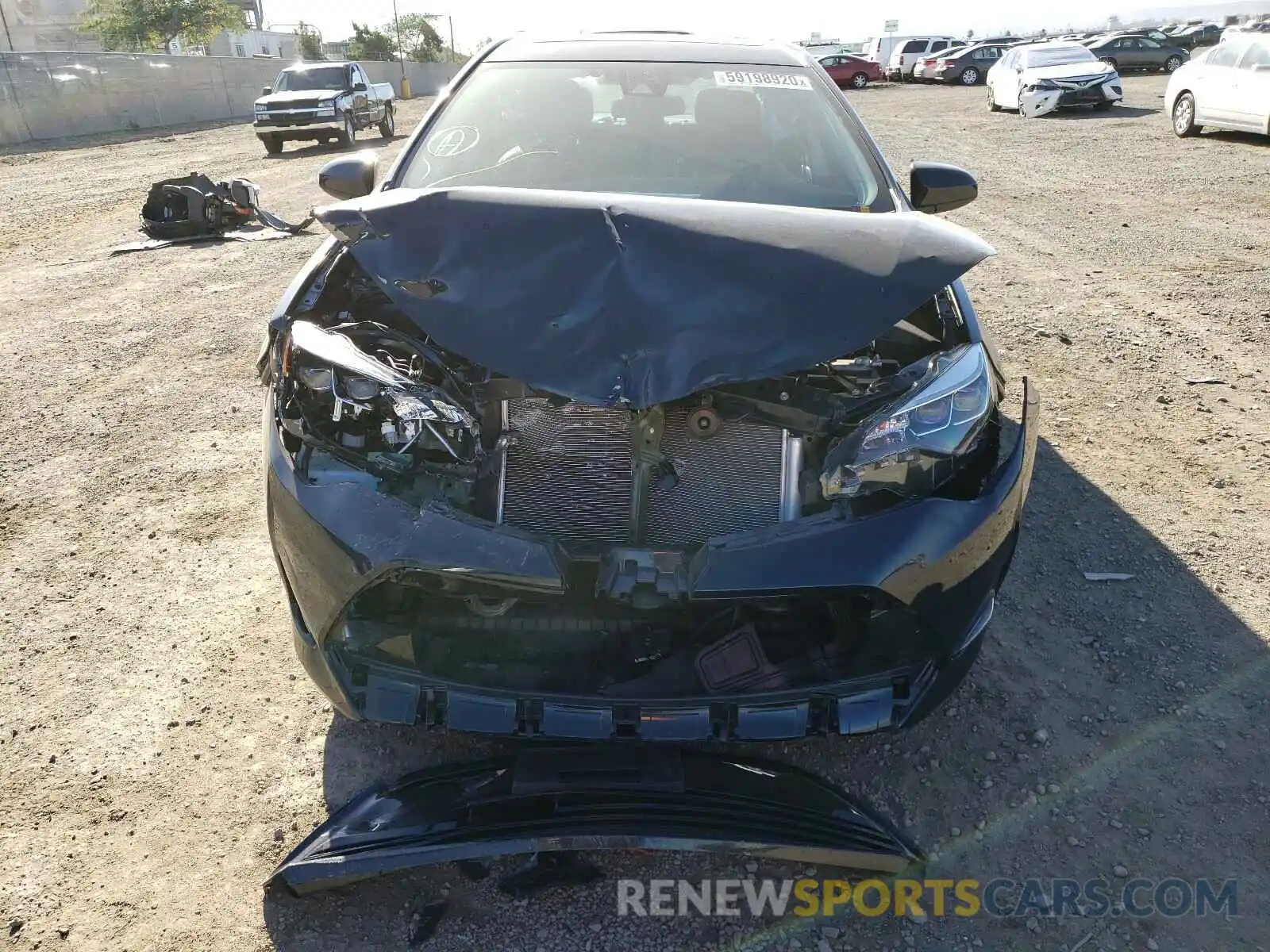 9 Photograph of a damaged car 5YFBURHE1KP946568 TOYOTA COROLLA 2019