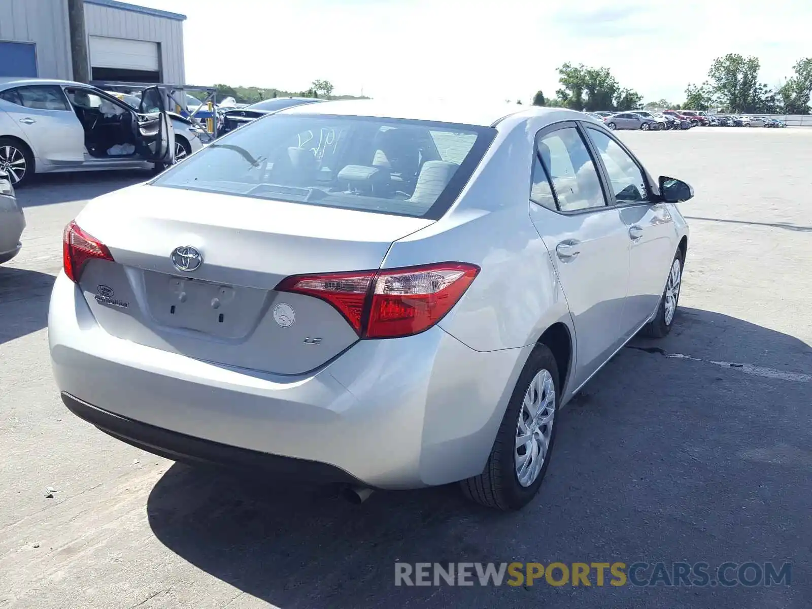 4 Photograph of a damaged car 5YFBURHE1KP946747 TOYOTA COROLLA 2019