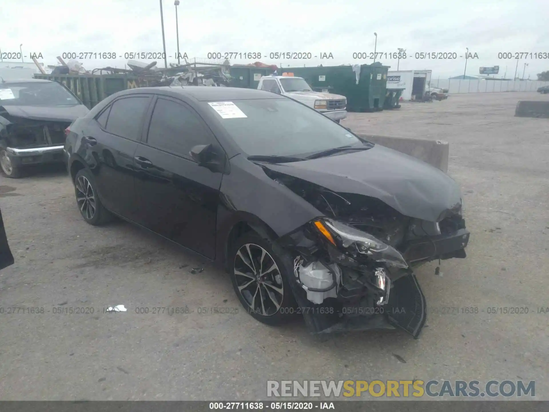 1 Photograph of a damaged car 5YFBURHE1KP946960 TOYOTA COROLLA 2019