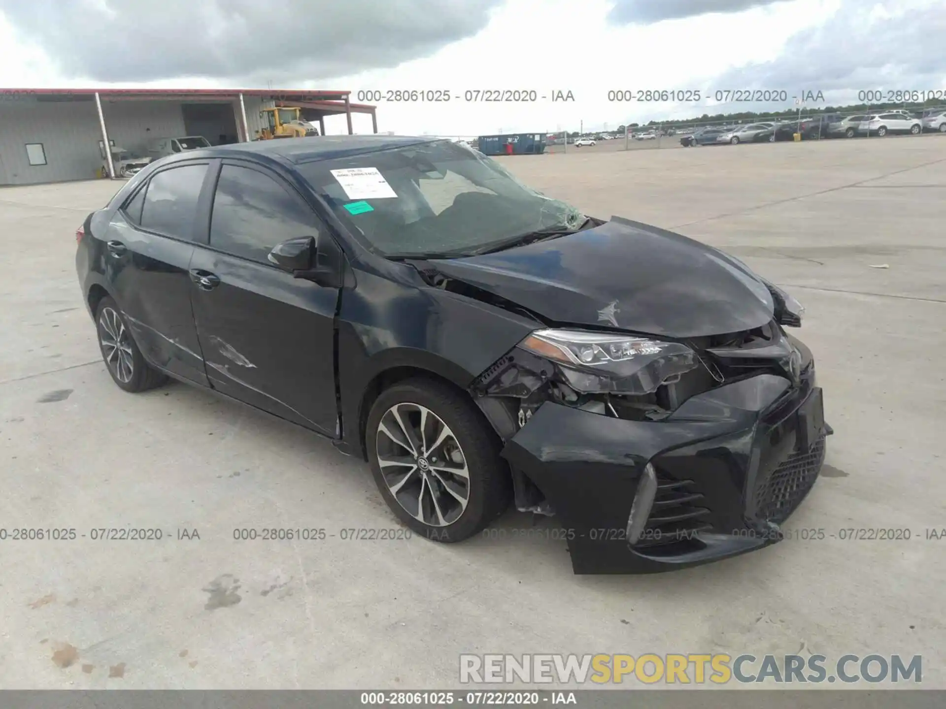 1 Photograph of a damaged car 5YFBURHE1KP946991 TOYOTA COROLLA 2019