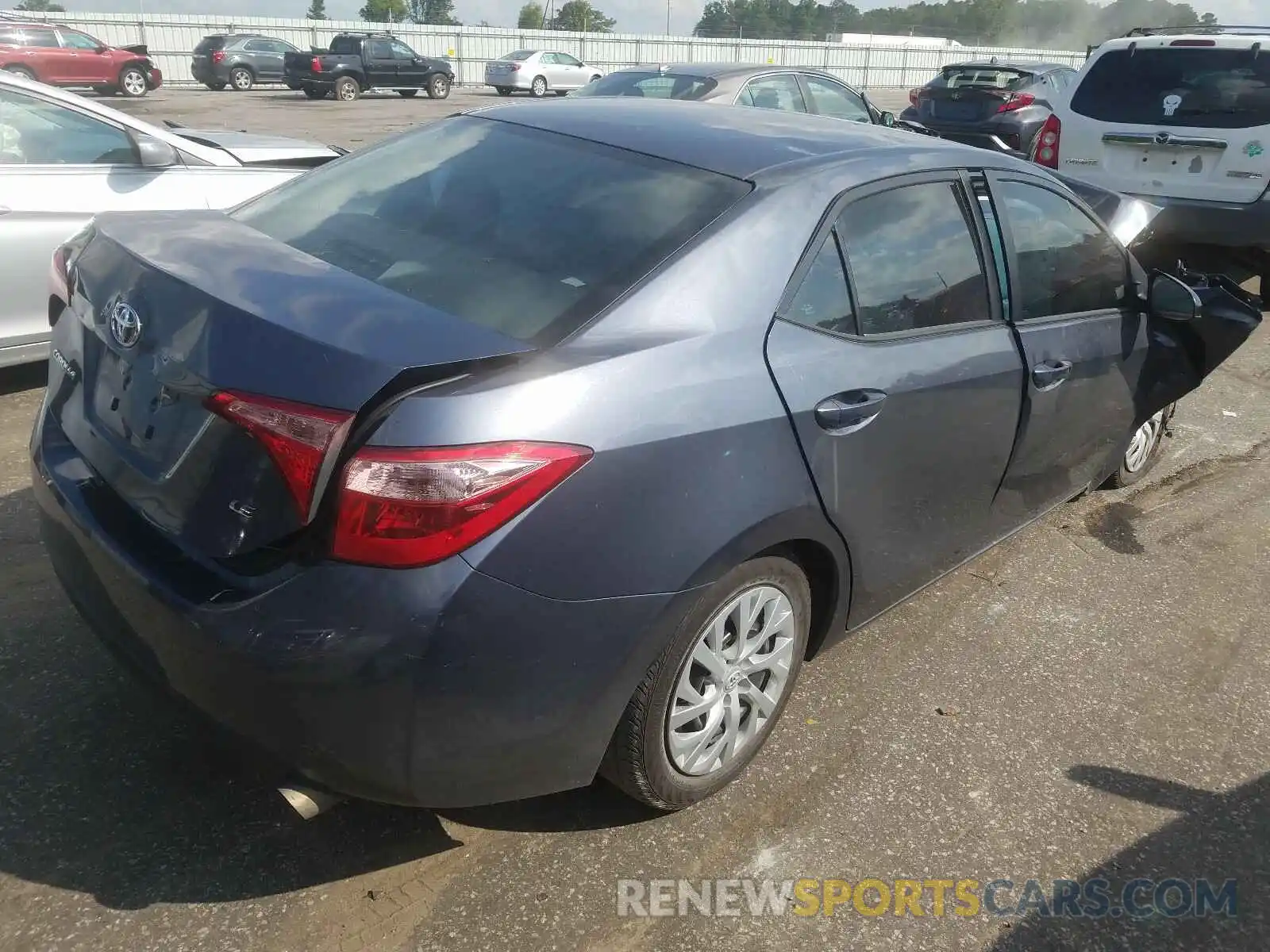 4 Photograph of a damaged car 5YFBURHE1KP947266 TOYOTA COROLLA 2019