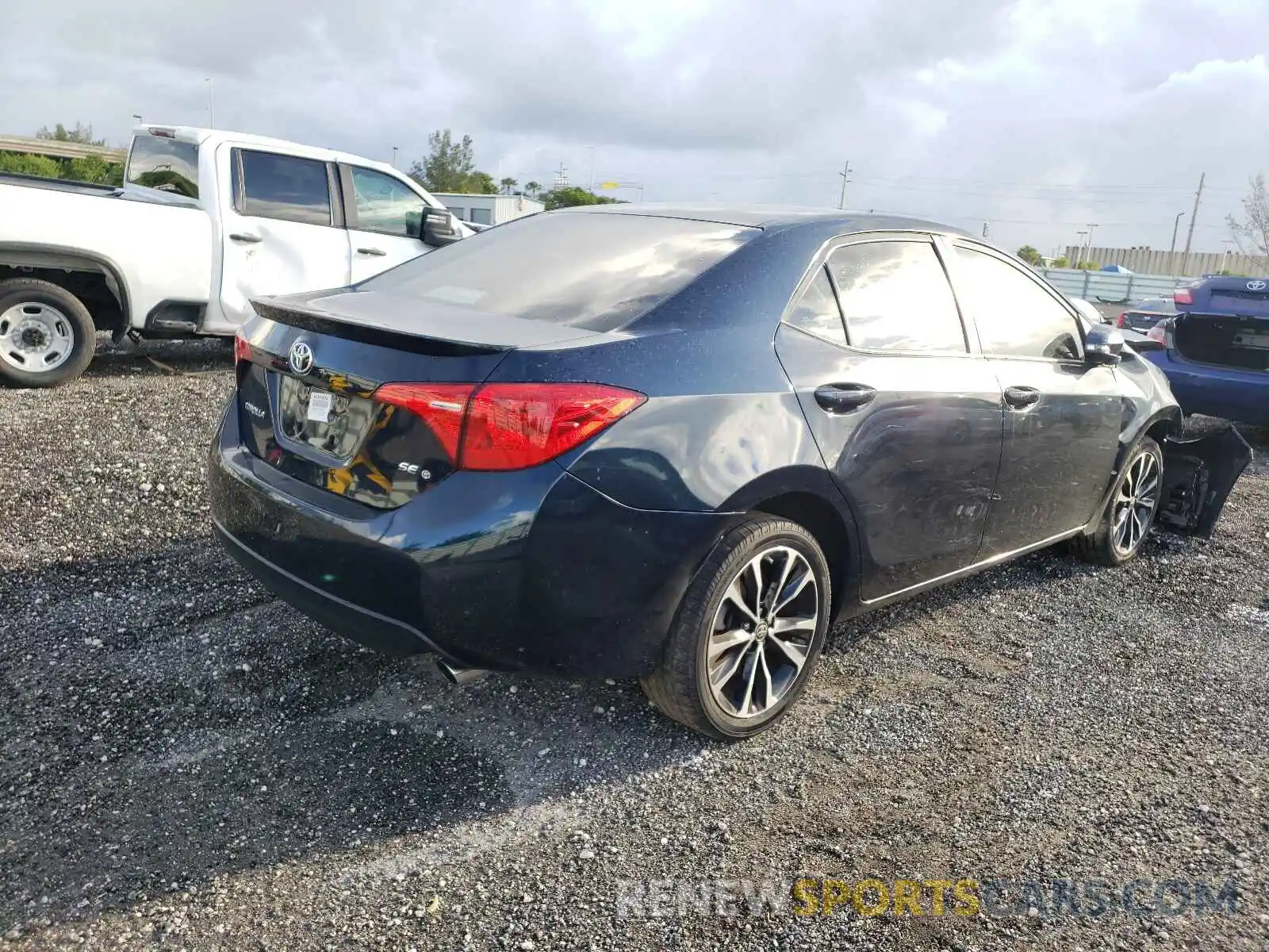 4 Photograph of a damaged car 5YFBURHE1KP947624 TOYOTA COROLLA 2019