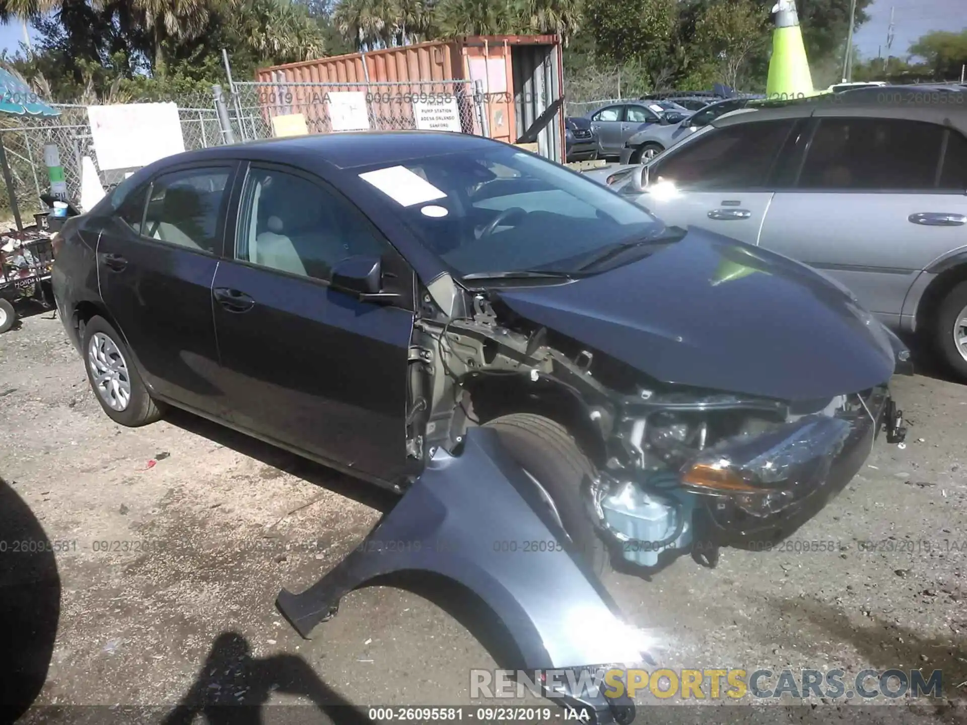 1 Photograph of a damaged car 5YFBURHE1KP947946 TOYOTA COROLLA 2019