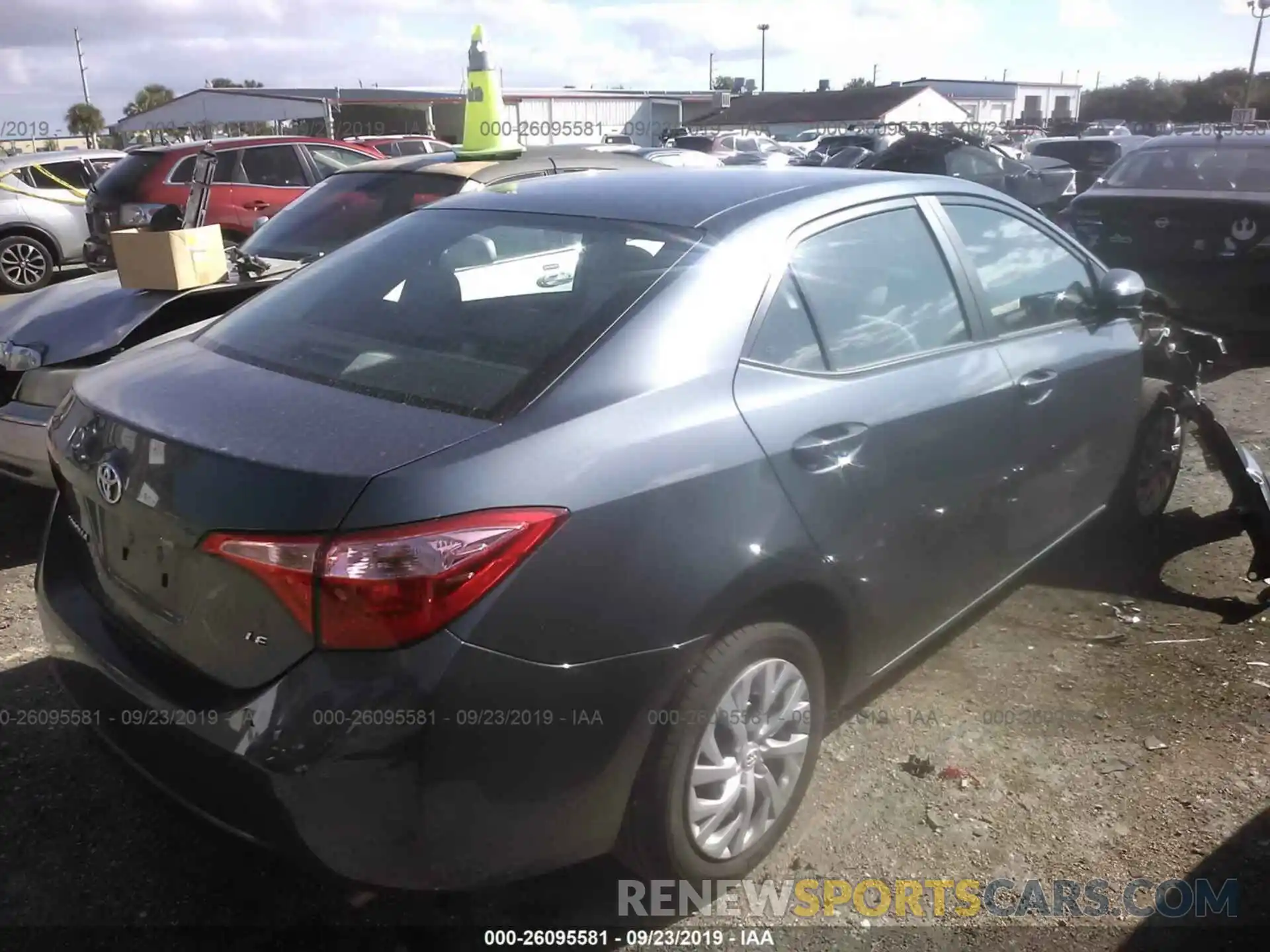 4 Photograph of a damaged car 5YFBURHE1KP947946 TOYOTA COROLLA 2019