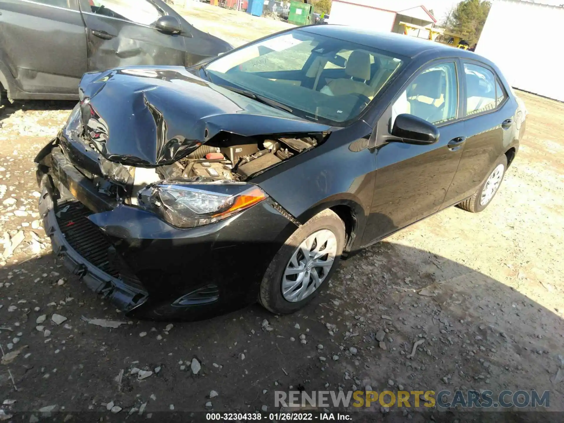 2 Photograph of a damaged car 5YFBURHE1KP947994 TOYOTA COROLLA 2019