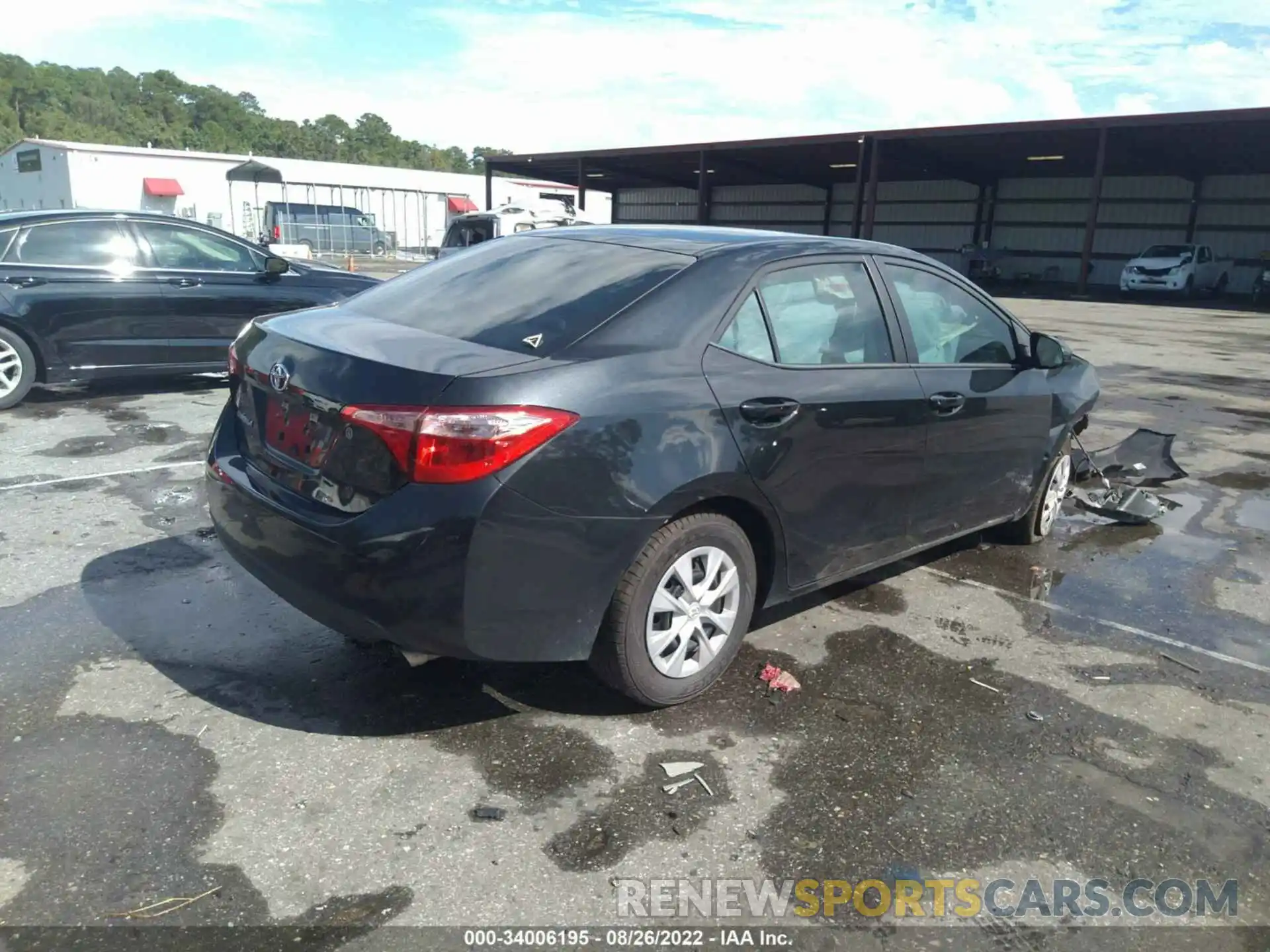 4 Photograph of a damaged car 5YFBURHE1KP949020 TOYOTA COROLLA 2019