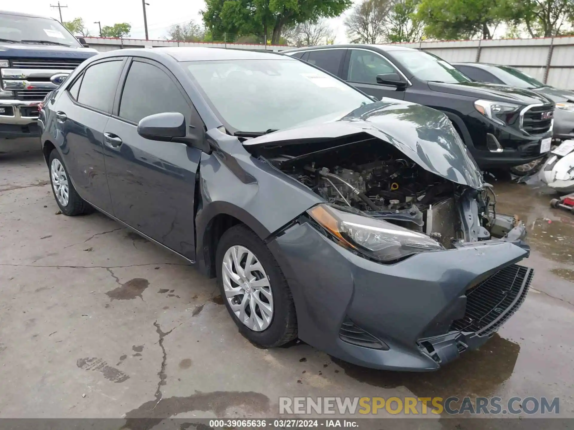 1 Photograph of a damaged car 5YFBURHE1KP949356 TOYOTA COROLLA 2019