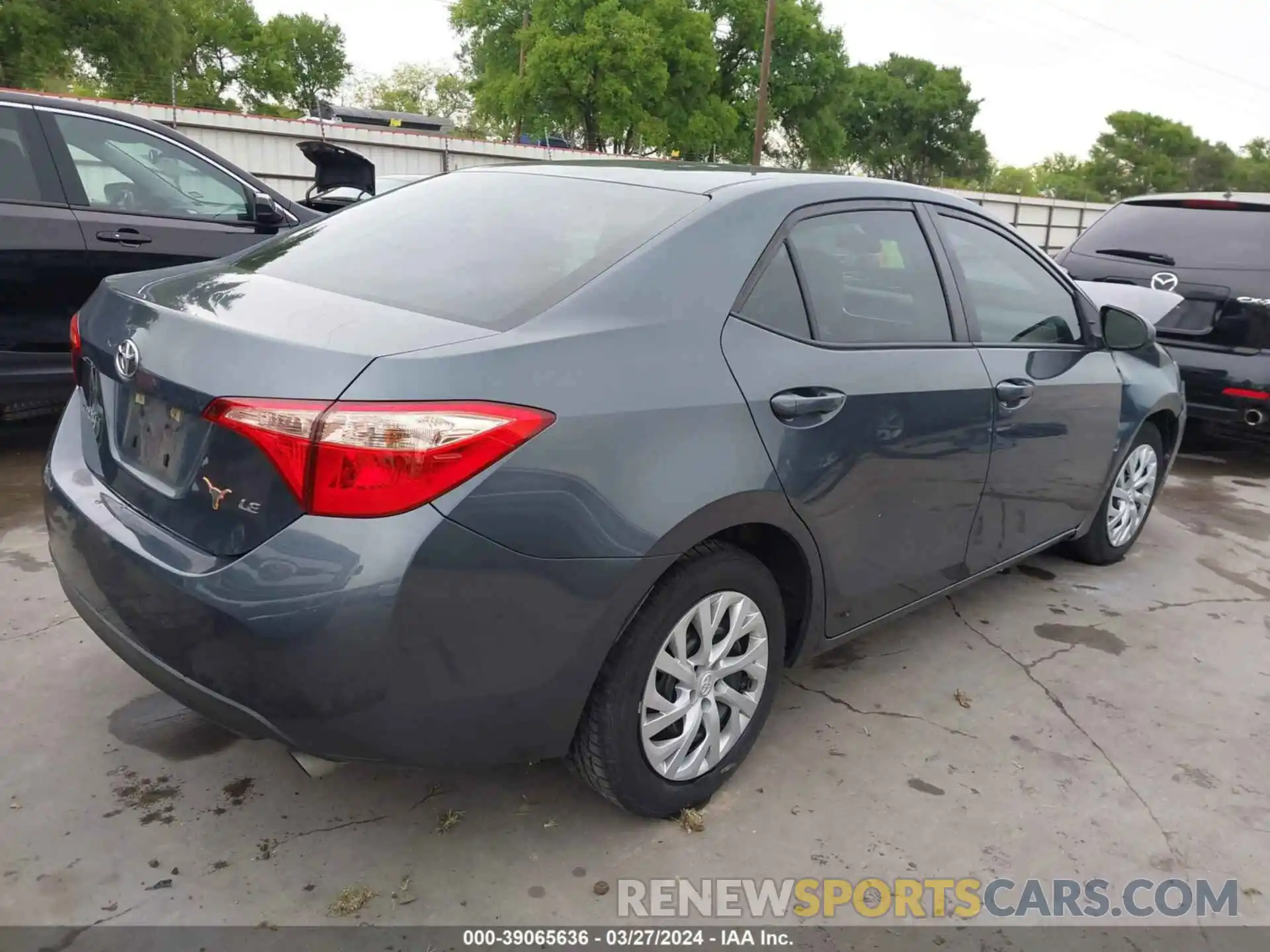 4 Photograph of a damaged car 5YFBURHE1KP949356 TOYOTA COROLLA 2019