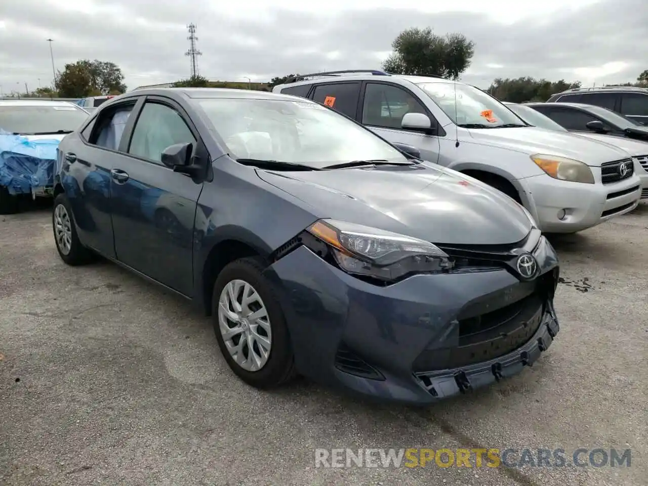 1 Photograph of a damaged car 5YFBURHE1KP949583 TOYOTA COROLLA 2019